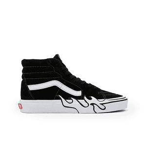 Zapatilla Vans Sk8-Hi Flame Unisex Negro