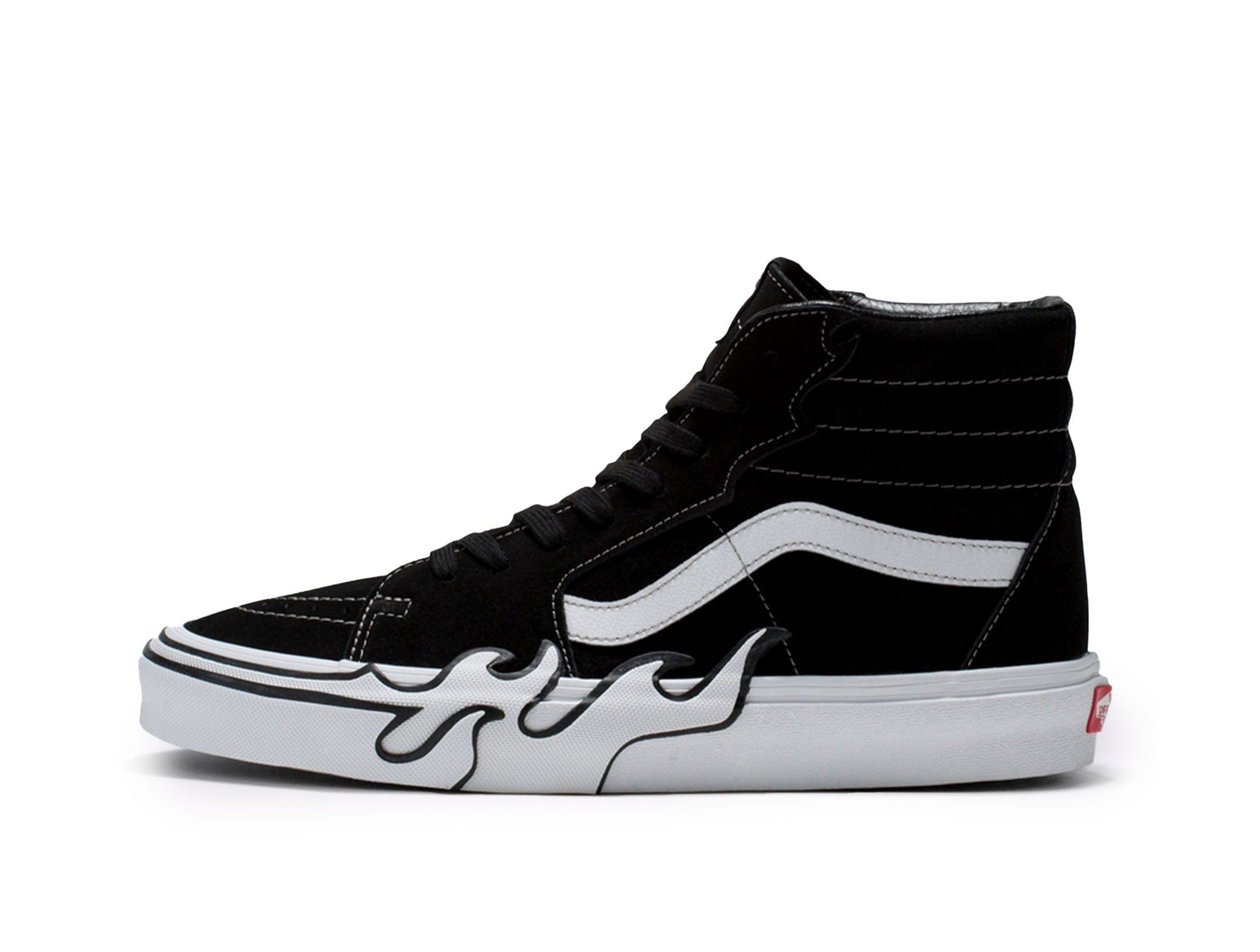 Zapatilla Vans Sk8-Hi Flame Unisex Negro 2