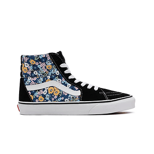 Zapatilla Vans Sk8-Hi Floral Mujer Negro