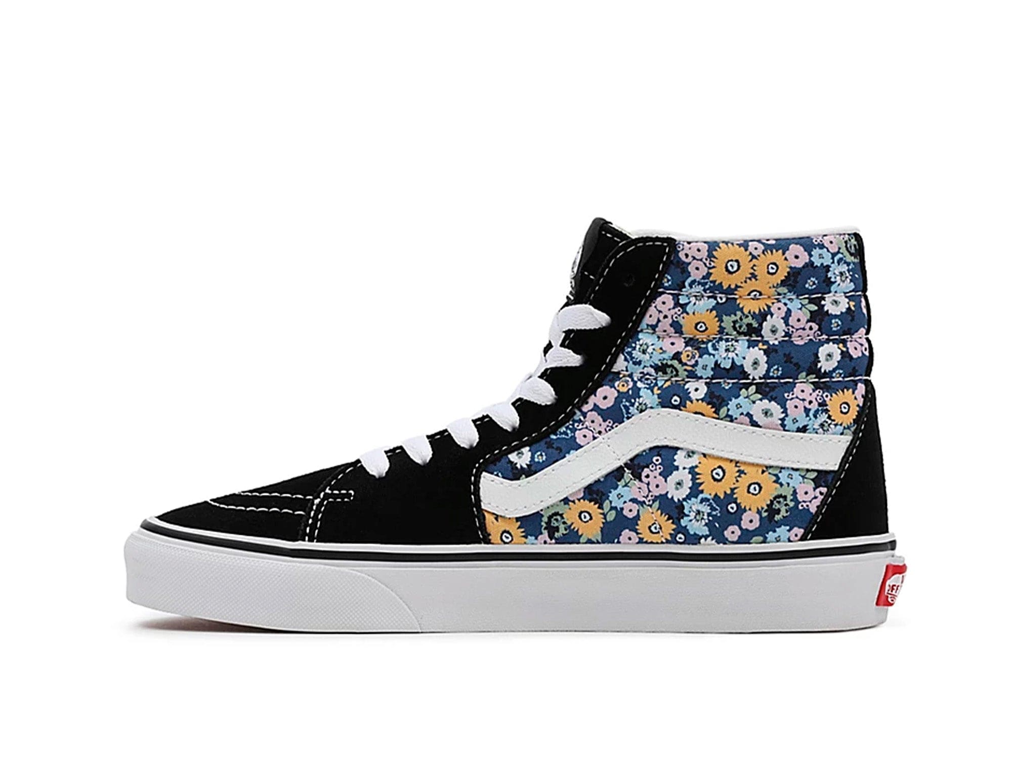 Zapatilla Vans Sk8-Hi Floral Mujer Negro 2