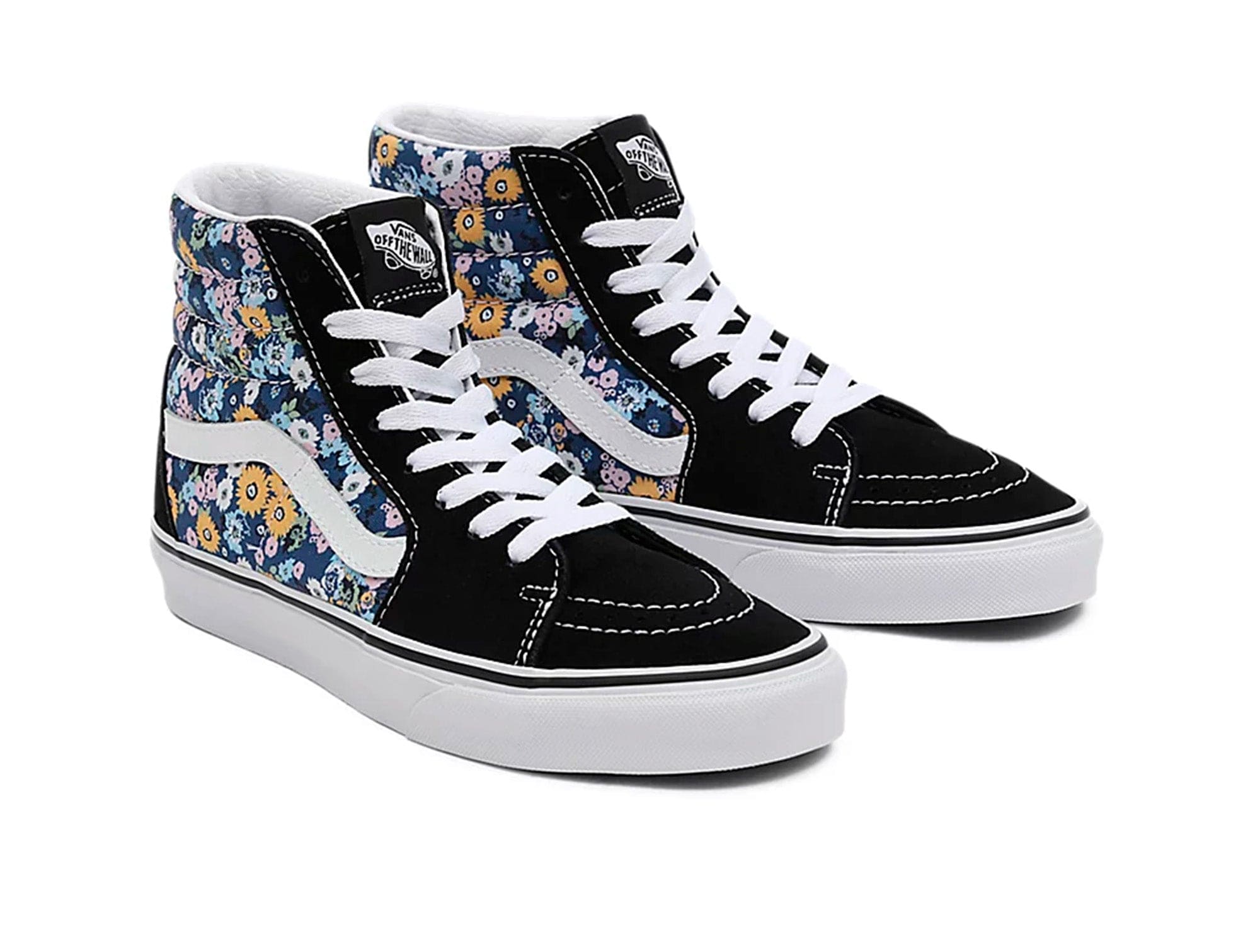Zapatilla Vans Sk8-Hi Floral Mujer Negro 4