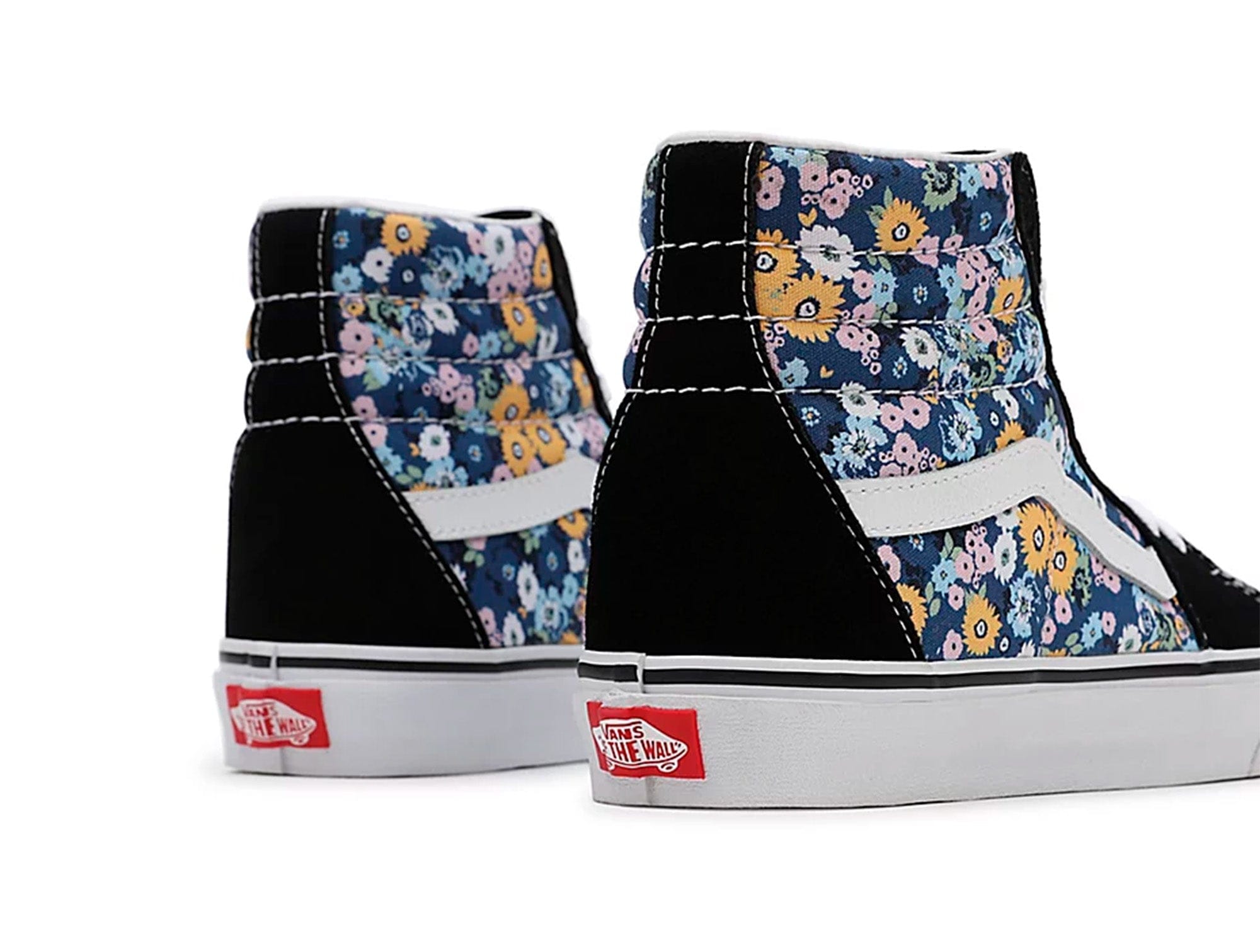 Zapatilla Vans Sk8-Hi Floral Mujer Negro 7