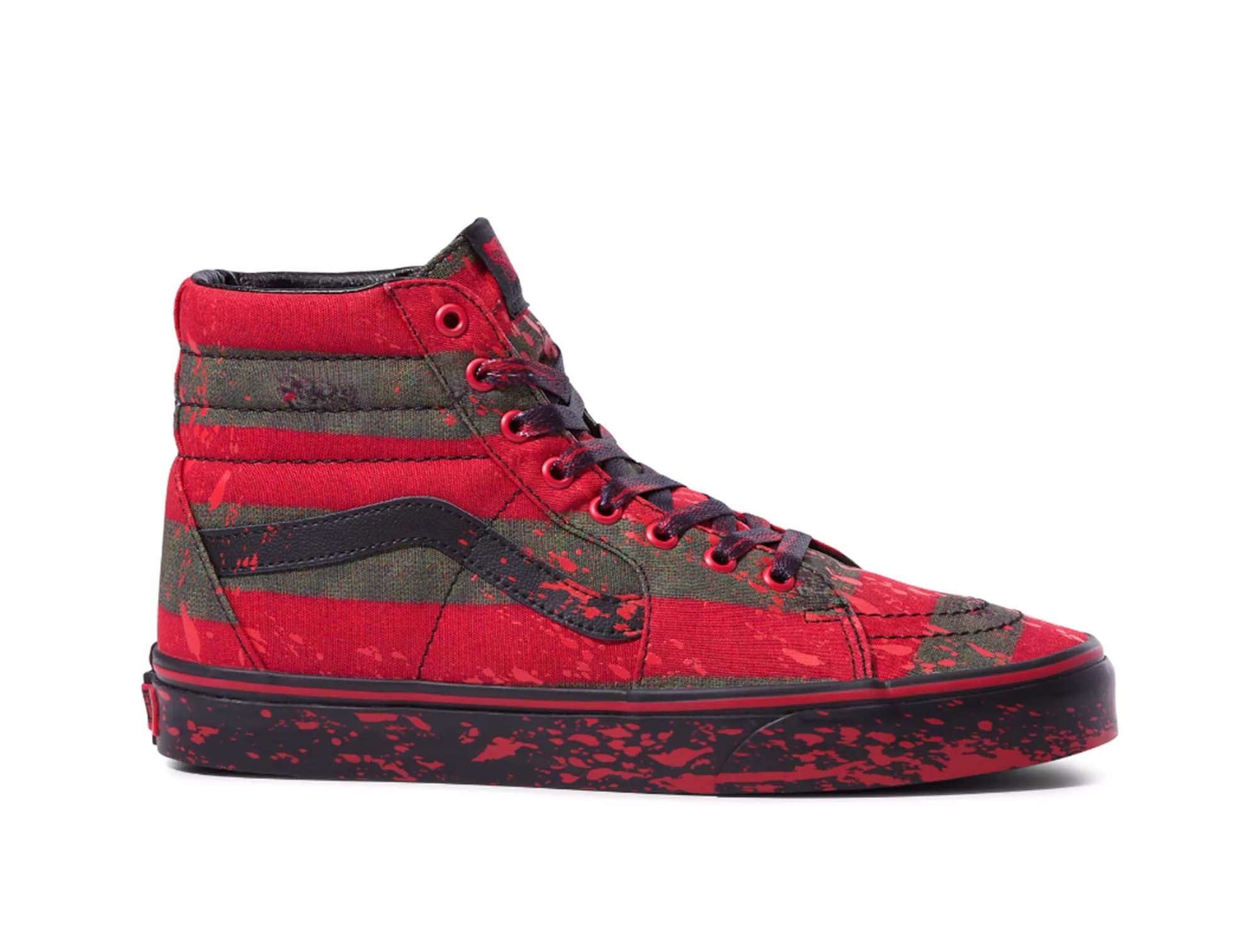 Zapatilla Vans Sk8-Hi Freddy Krueger Unisex Rojo 1