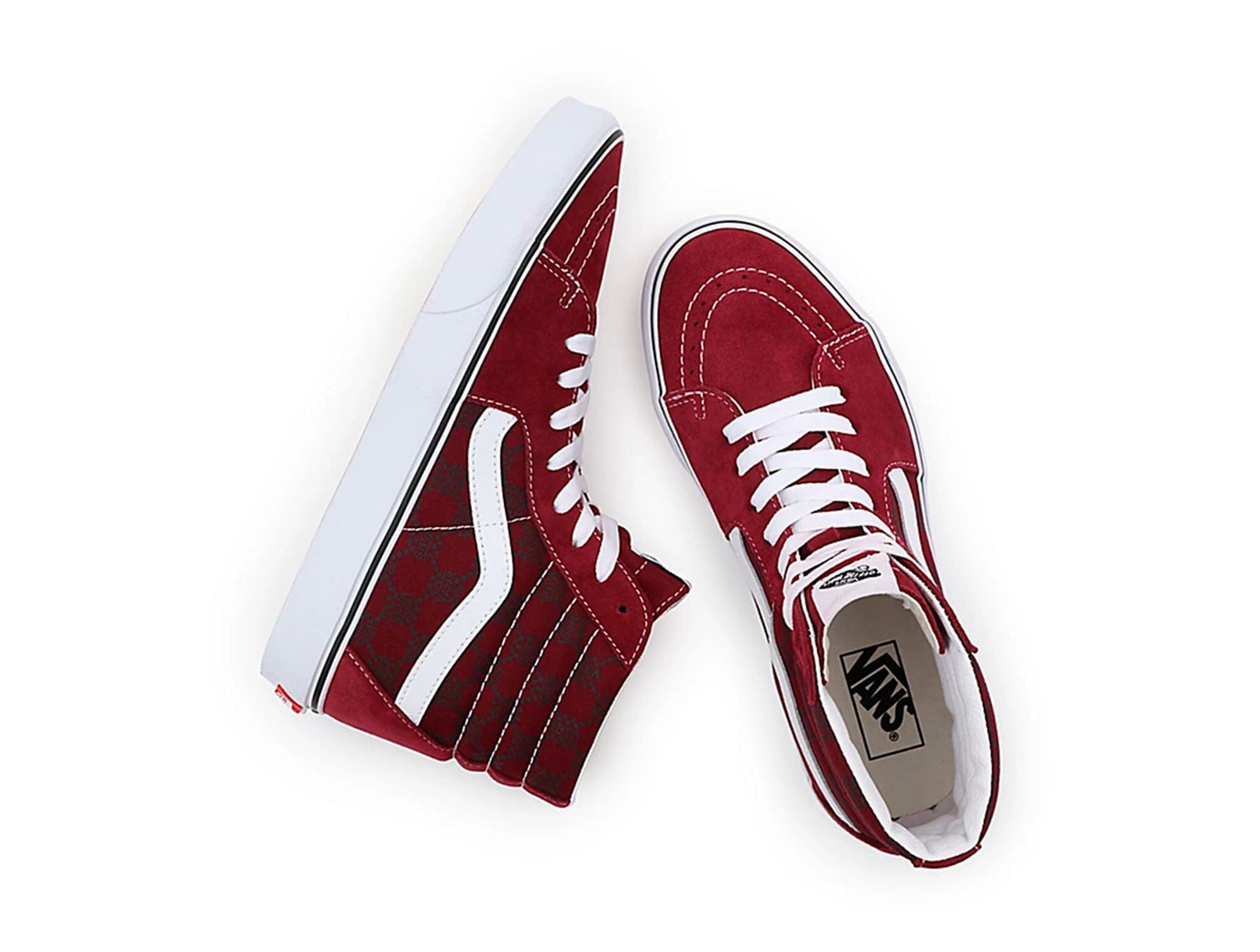 Zapatilla Vans Sk8-Hi Mujer Burdeo 4