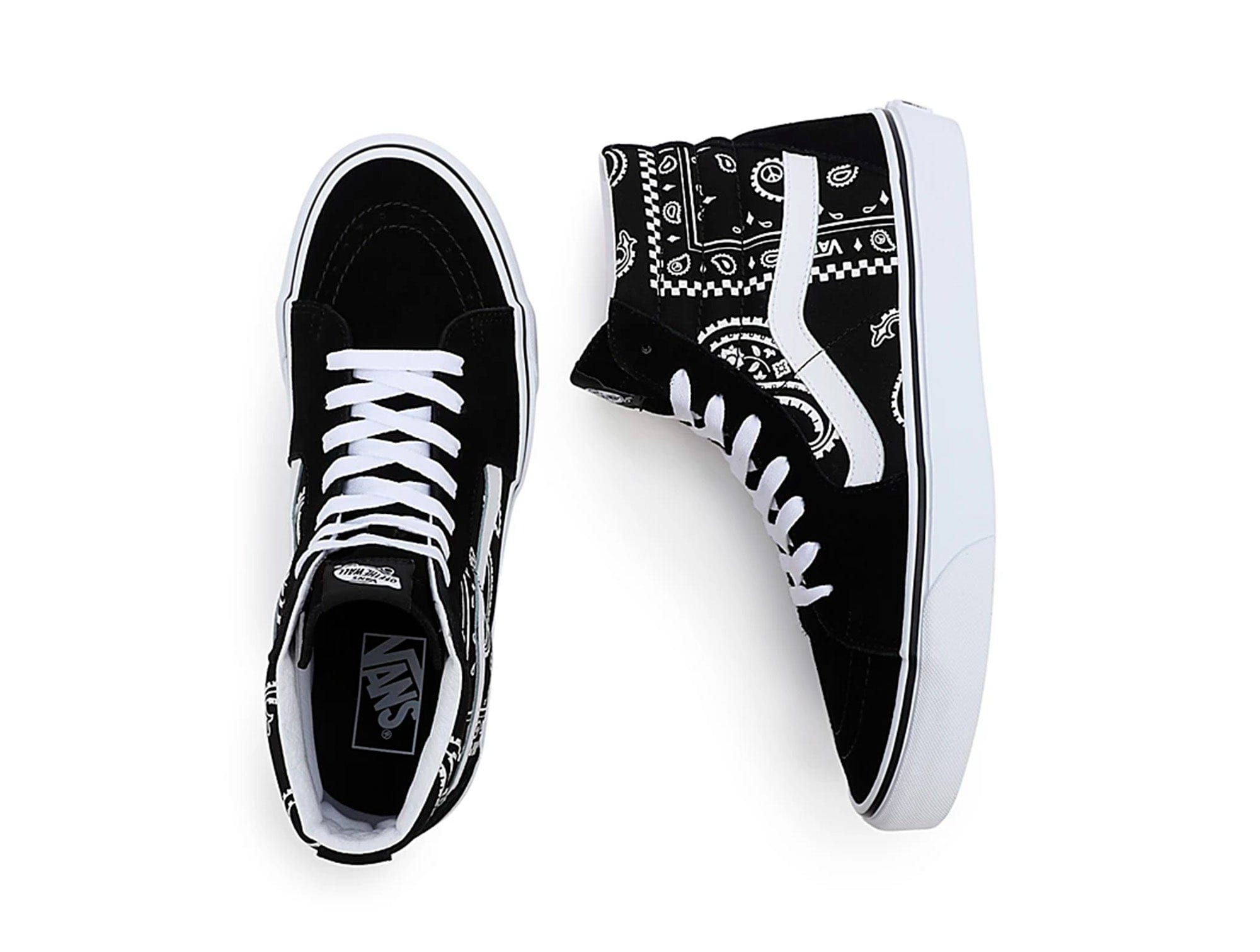Zapatilla Vans Sk8-Hi Peace Paisley Unisex Negro 5