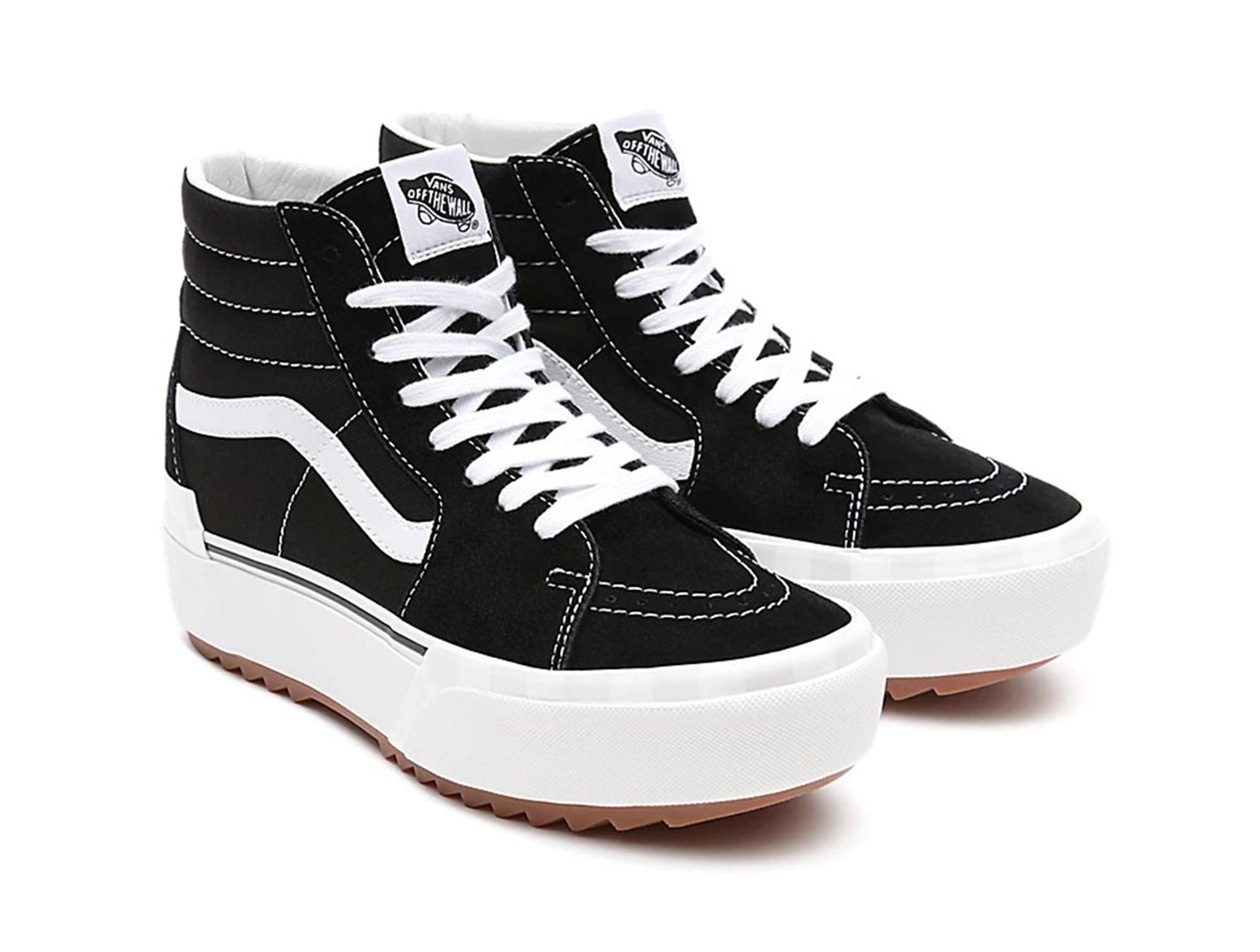 Zapatilla Vans Sk8-Hi Stacked Mujer Negro 2