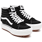 Zapatilla Vans Sk8-Hi Stacked Mujer Negro - Miniatura 2