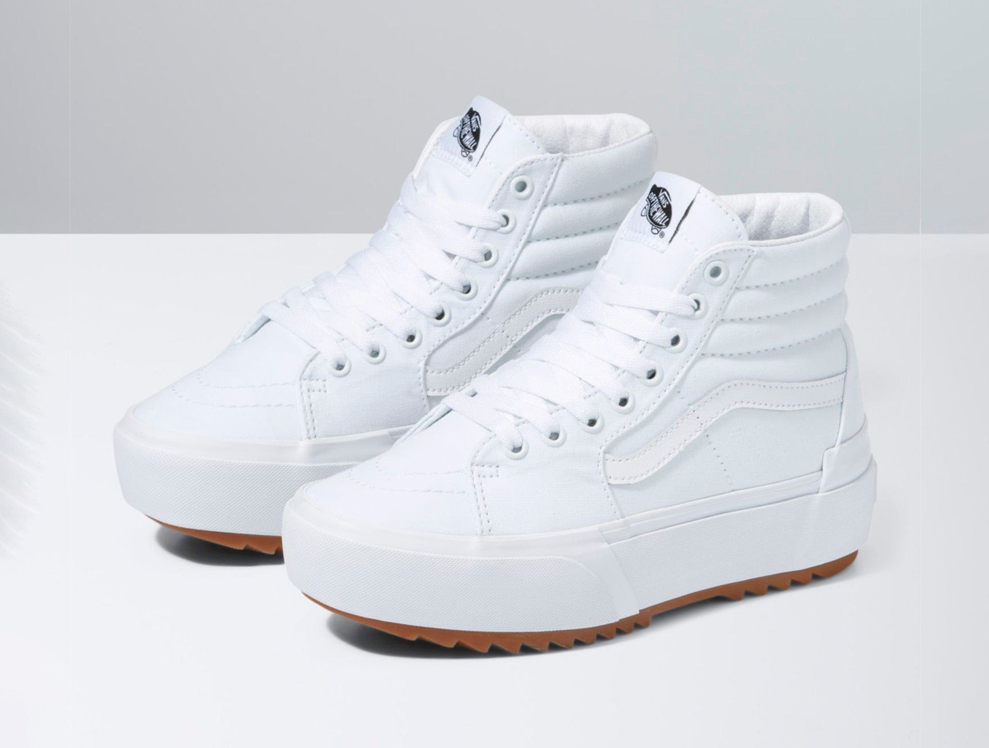 Zapatilla Vans Sk8-Hi Stacked Mujer Blanco 2