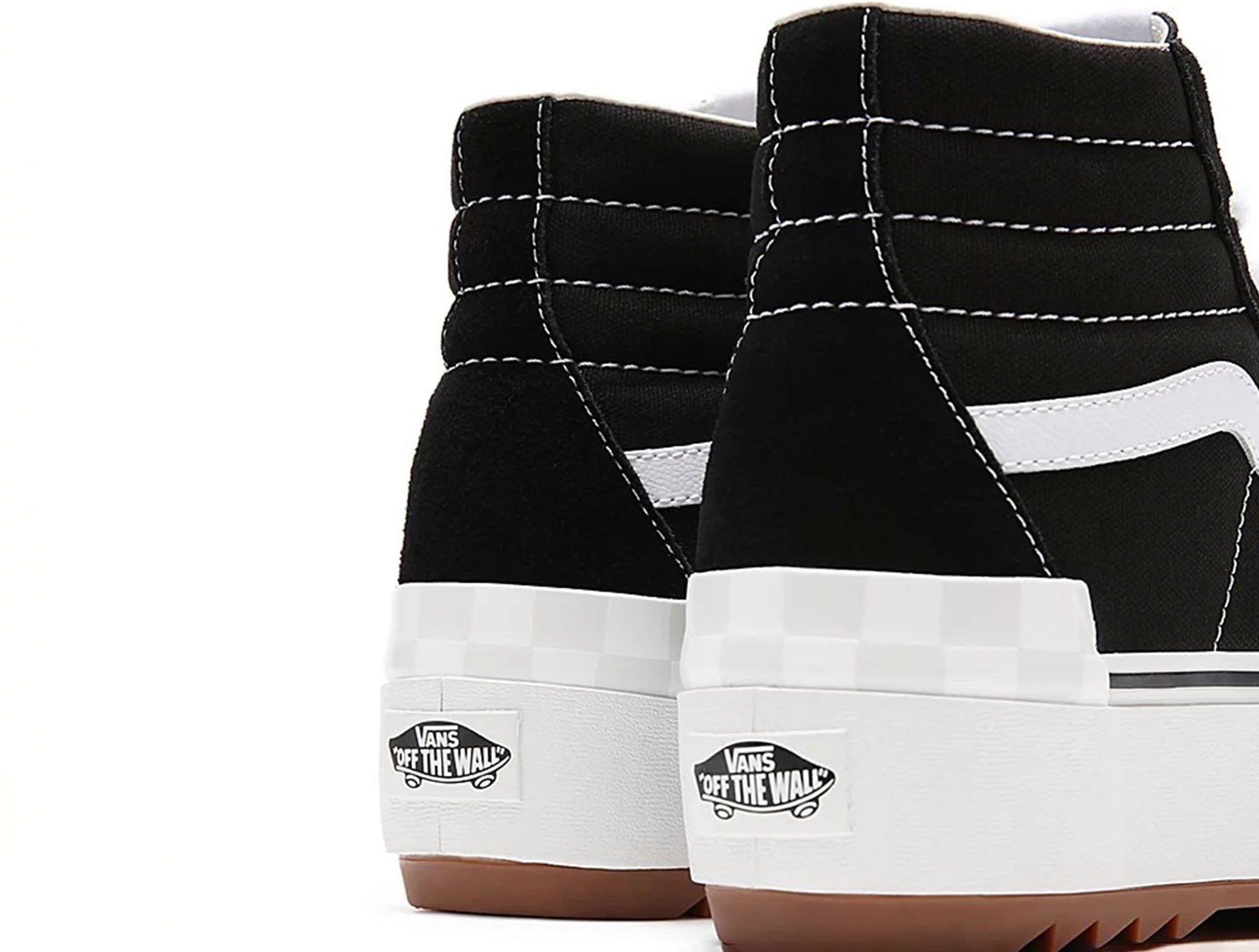 Zapatilla Vans Sk8-Hi Stacked Mujer Negro 3