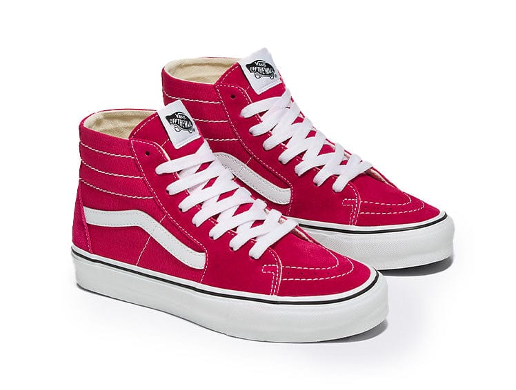 Zapatilla Vans Sk8-Hi Tapered (Color Theory) Mujer Fucsia 2