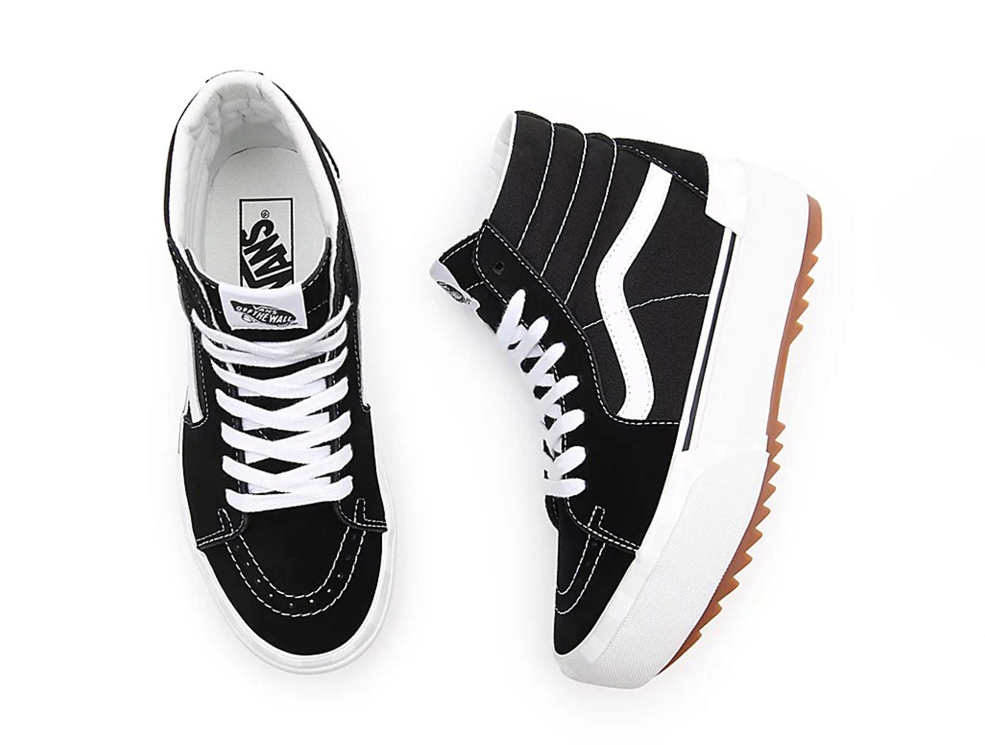 Zapatilla Vans Sk8-Hi Stacked Mujer Negro 5