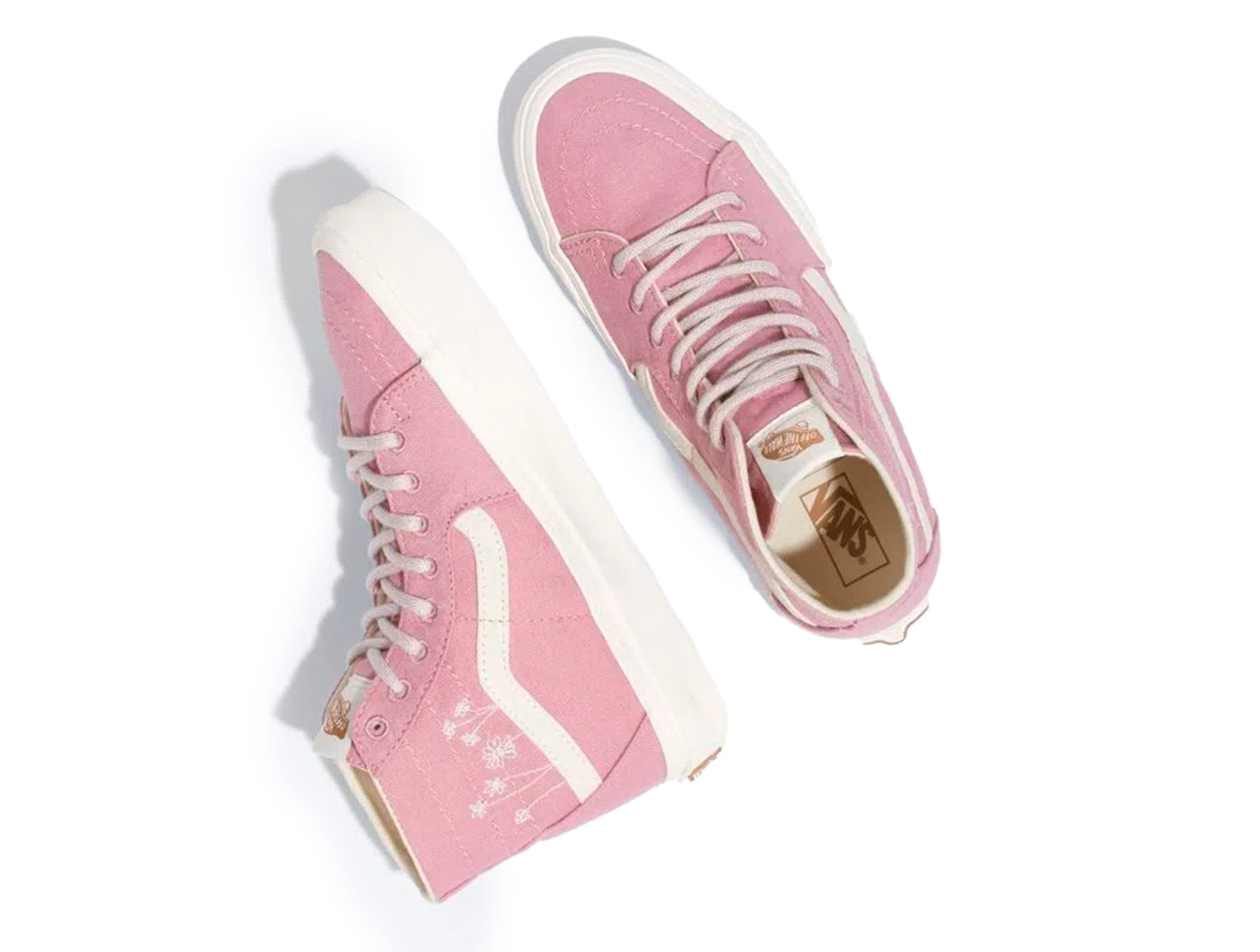 Zapatilla Vans Sk8-Hi Tapered (Glitter) Mujer Lila 3