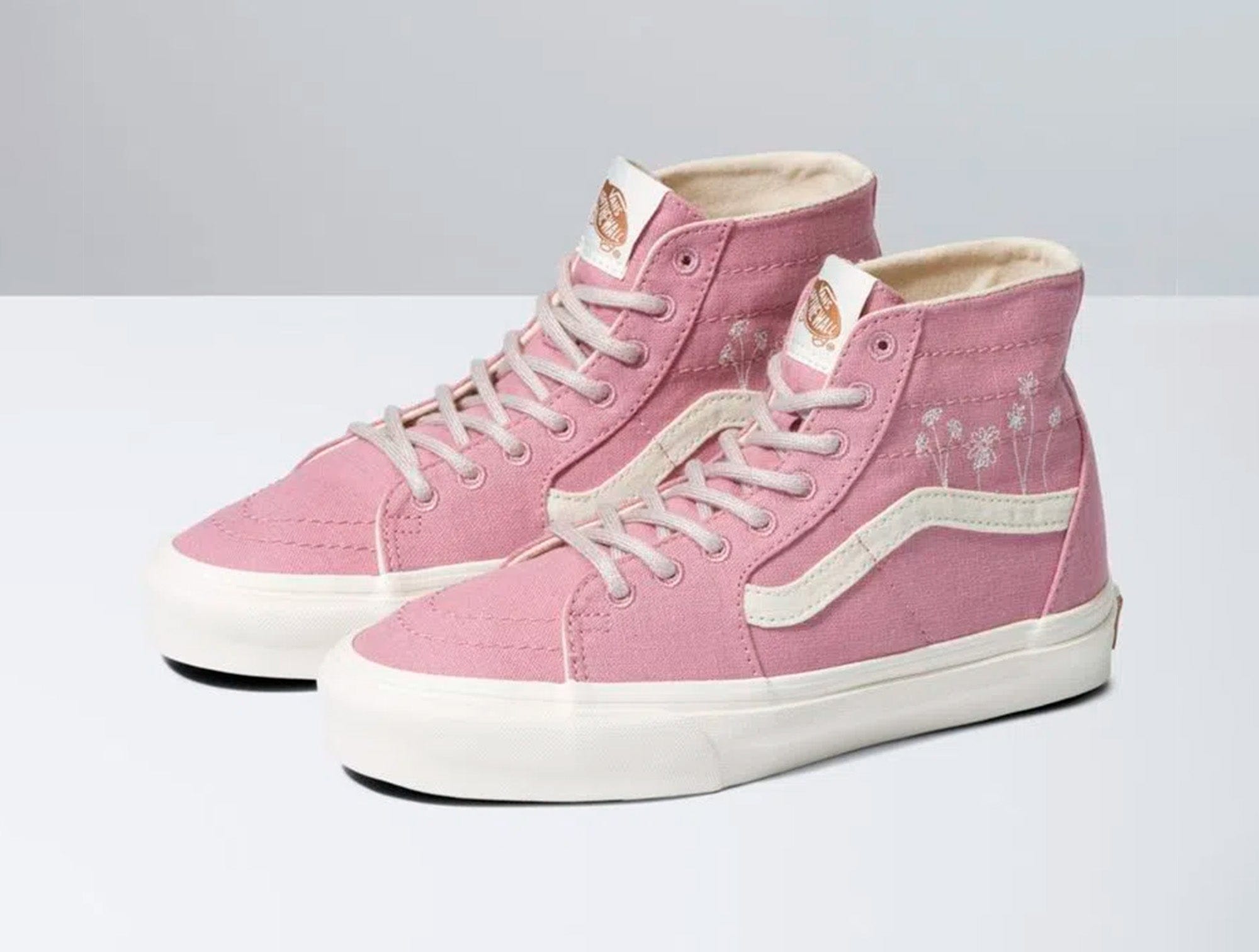 Zapatilla Vans Sk8-Hi Tapered (Glitter) Mujer Lila 4