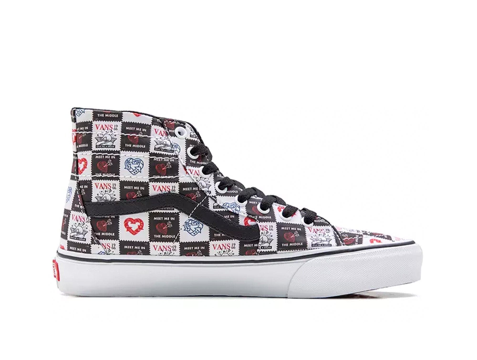 Zapatilla Vans Sk8-Hi Tapered (Love Letters) Mujer Negro 1