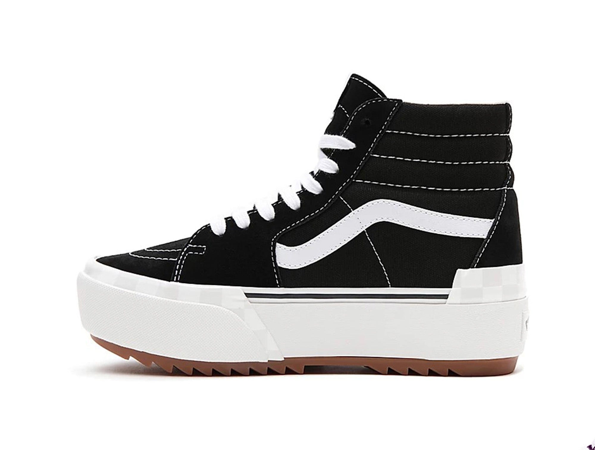 Zapatilla Vans Sk8-Hi Stacked Mujer Negro 8