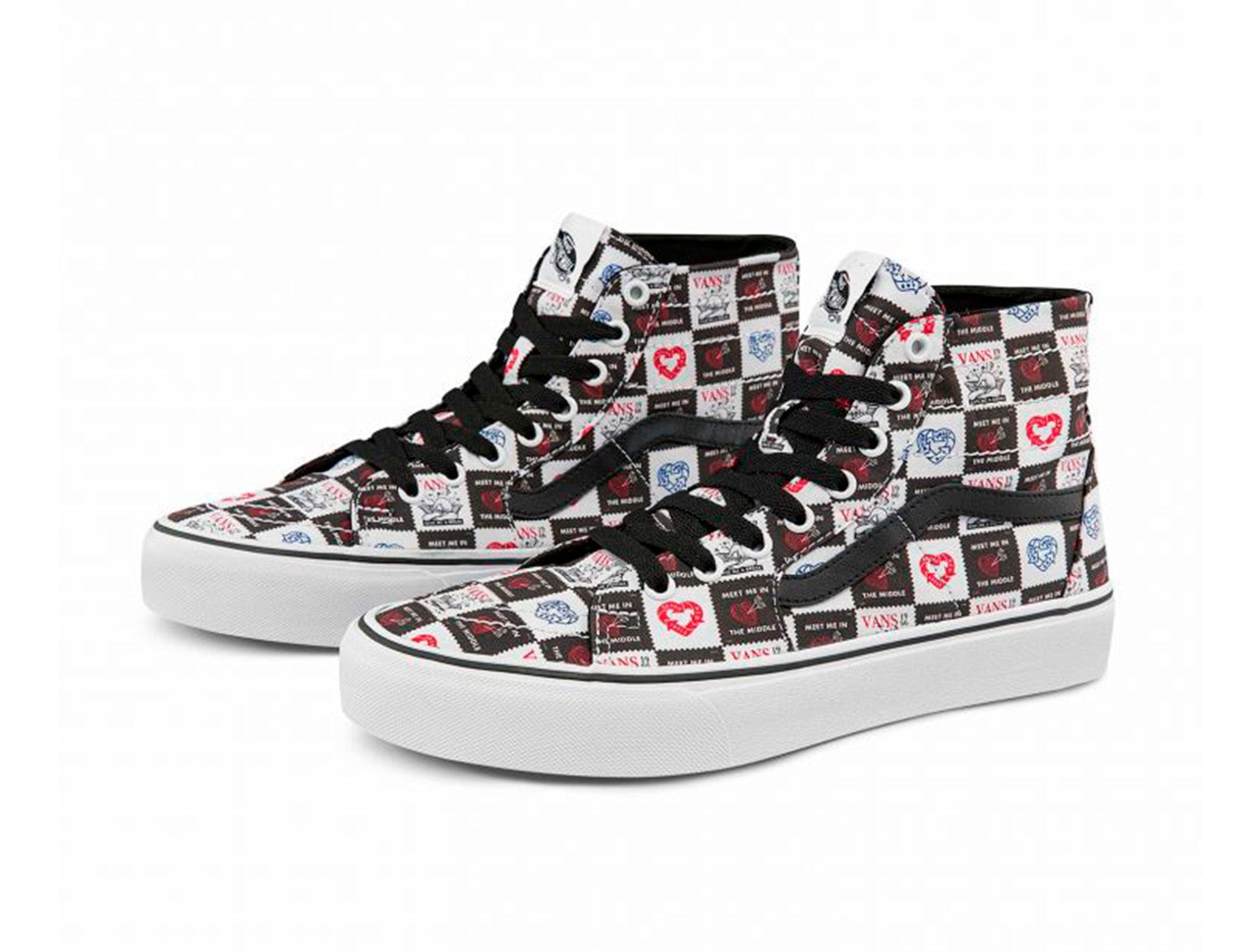 Zapatilla Vans Sk8-Hi Tapered (Love Letters) Mujer Negro 3