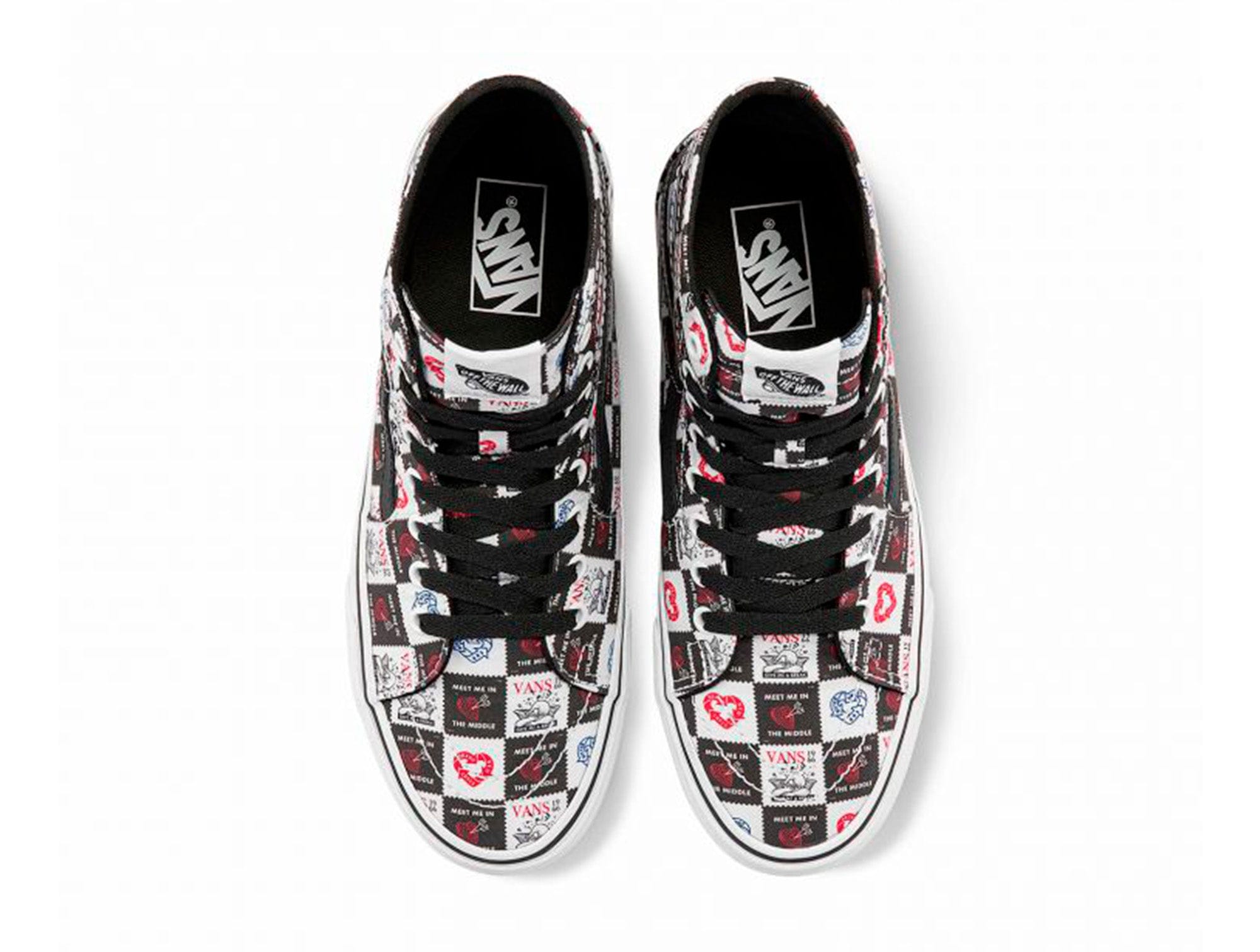 Zapatilla Vans Sk8-Hi Tapered (Love Letters) Mujer Negro 5