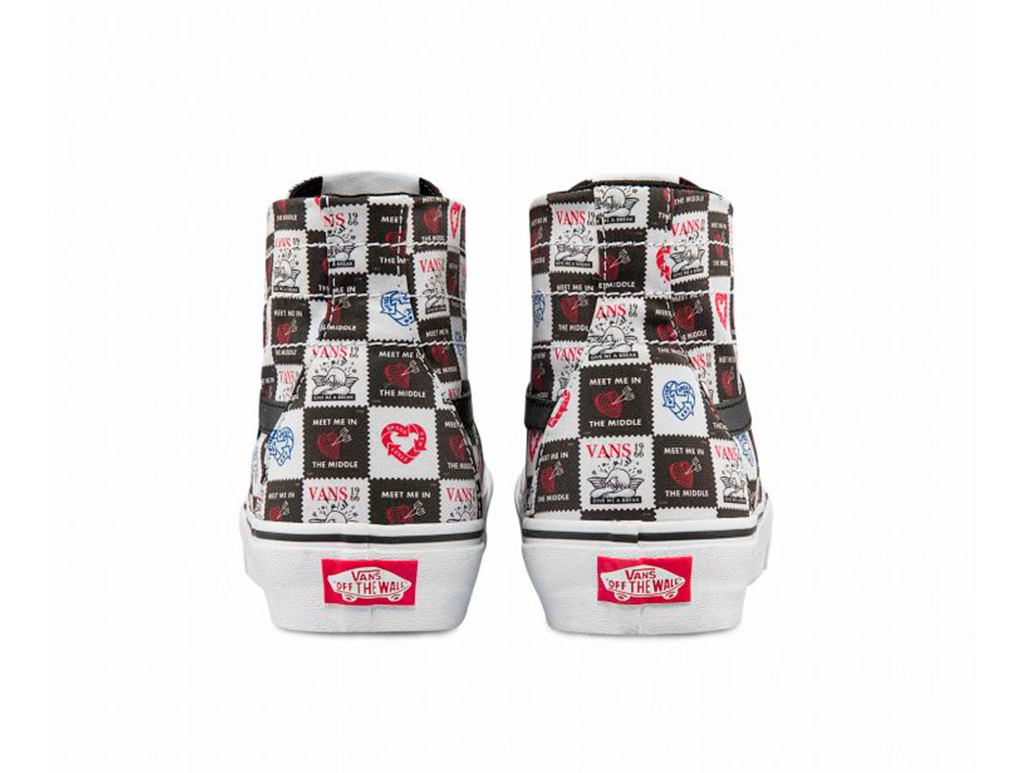 Zapatilla Vans Sk8-Hi Tapered (Love Letters) Mujer Negro 7