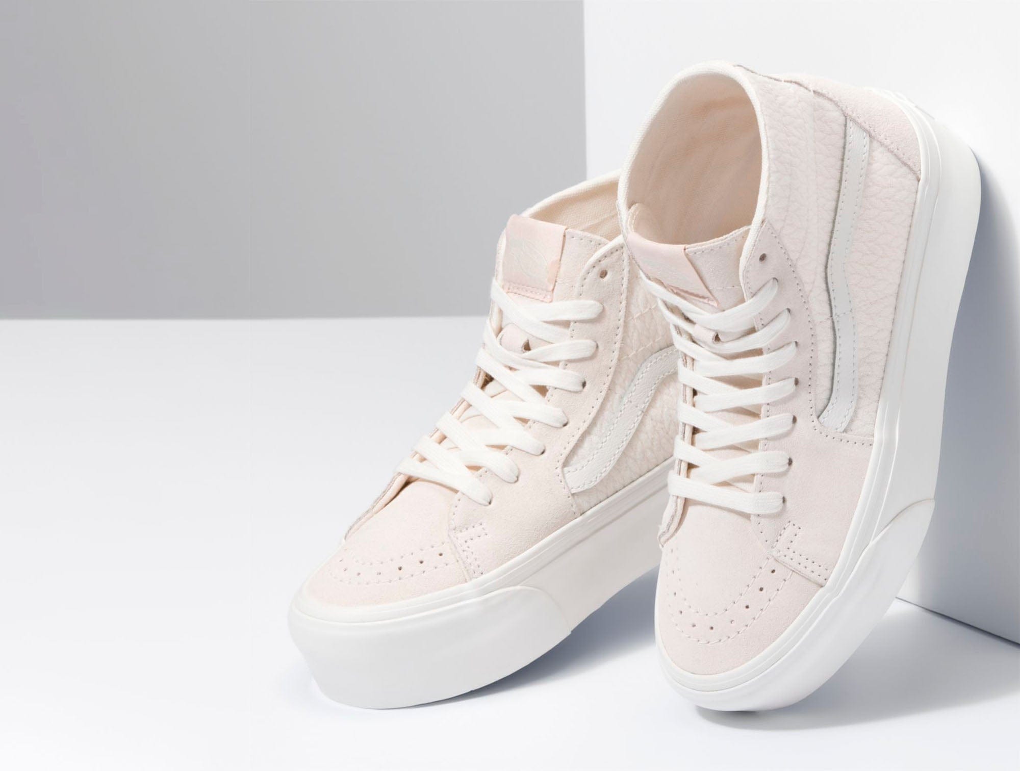 Zapatilla Vans Sk8-Hi Tapered St Sea Spray Mujer Beige 2