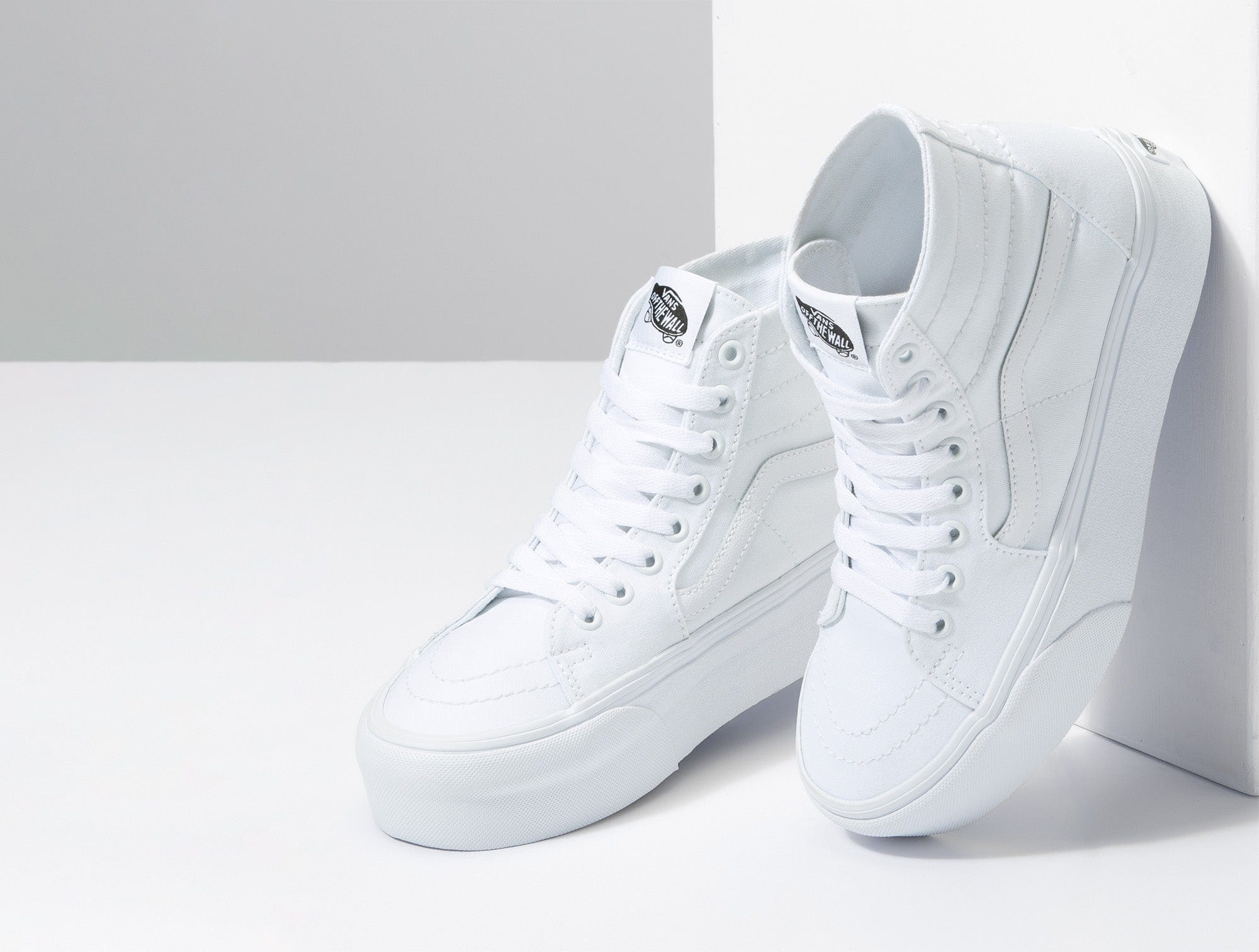 Zapatilla Vans Sk8-Hi Tapered Stackform Mujer Blanco 3
