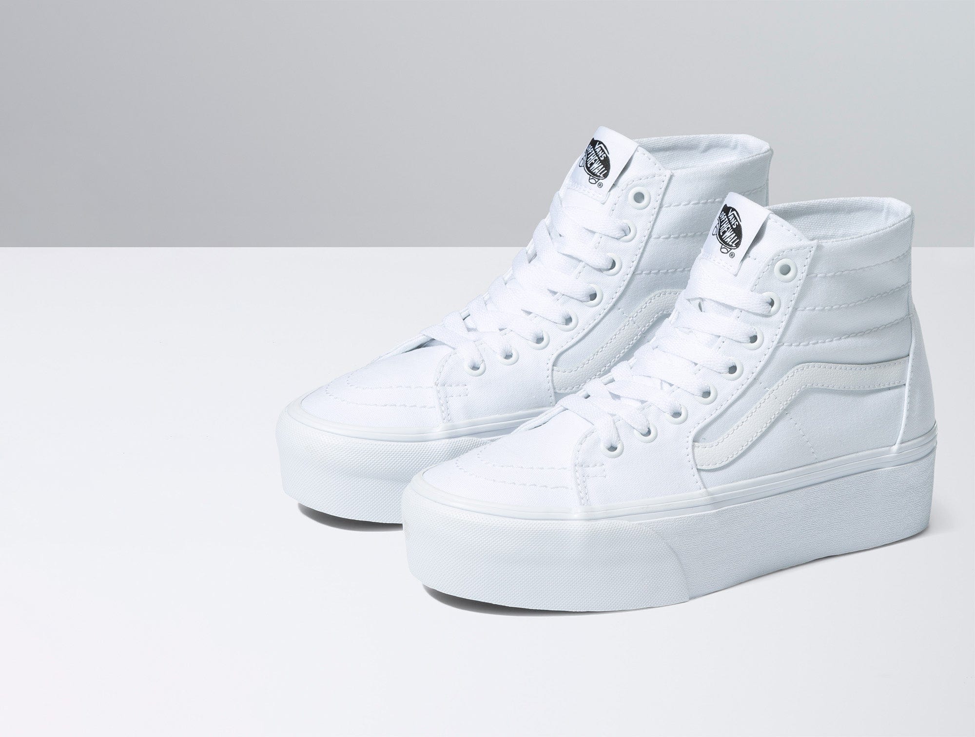 Zapatilla Vans Sk8-Hi Tapered Stackform Mujer Blanco 5