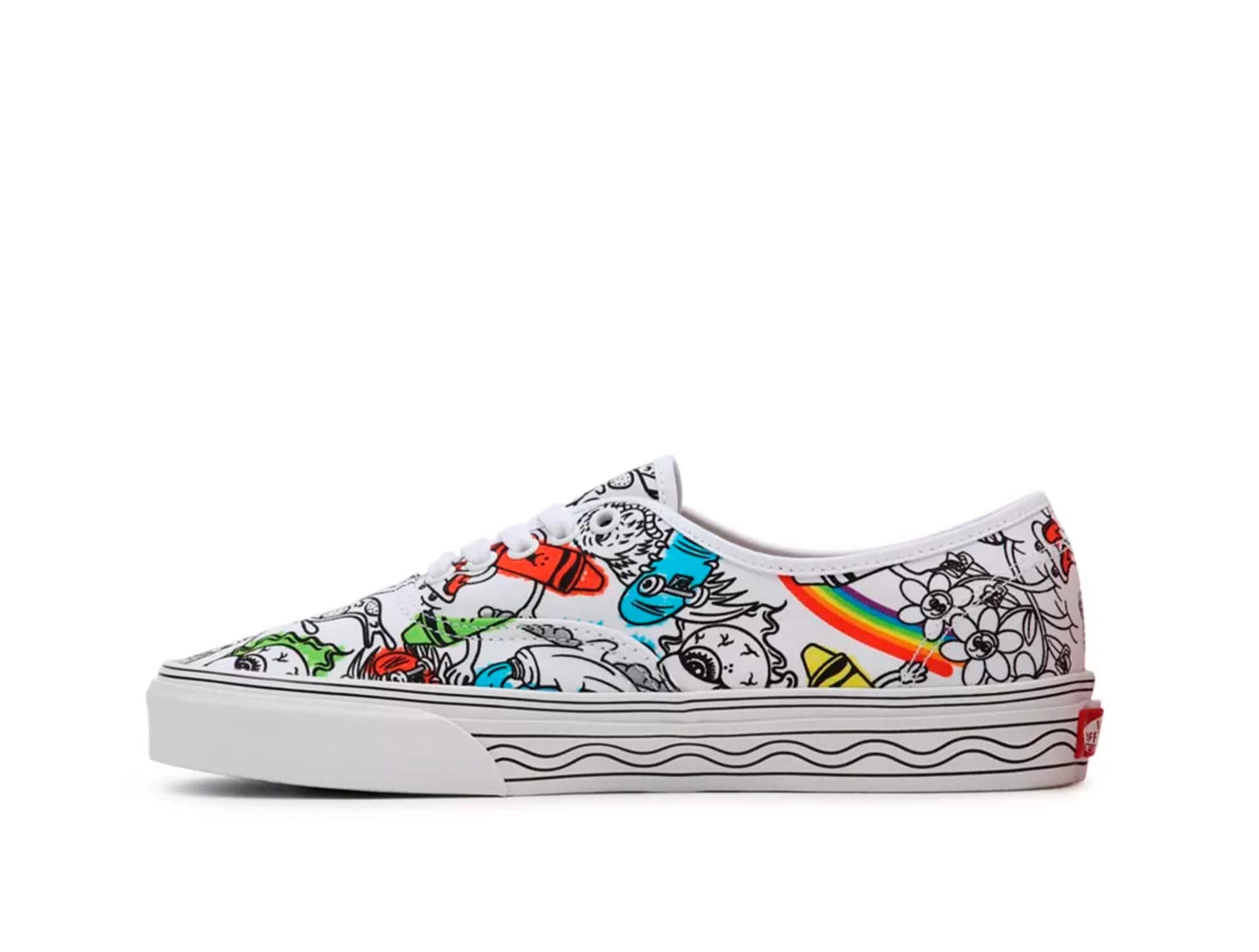 Zapatilla Vans Crayola Authentic Unisex Blanco 2