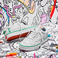 Zapatilla Vans Crayola Comfycush Old Skool Unisex Gris - Miniatura 6