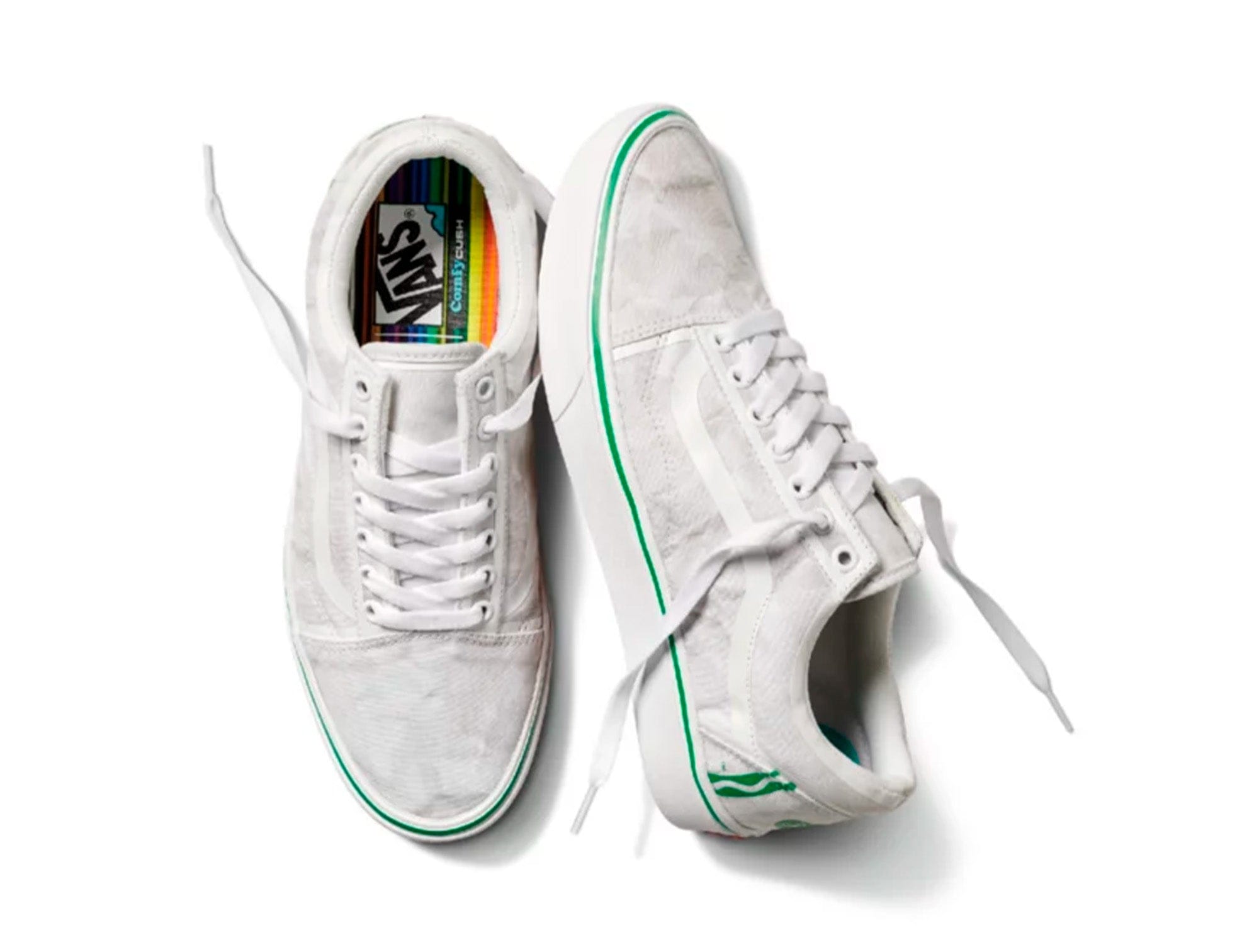 Zapatilla Vans Crayola Comfycush Old Skool Unisex Gris 7