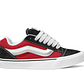 Zapatilla Vans Knu Skool Unisex Rojo Negro - Miniatura 1