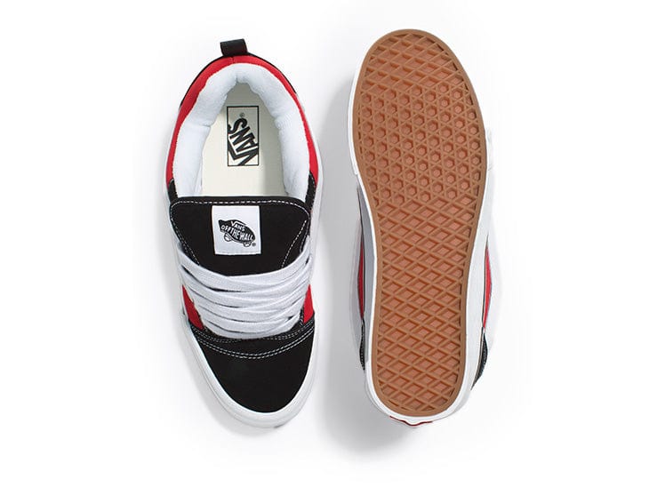 Zapatilla Vans Knu Skool Unisex Rojo Negro 3