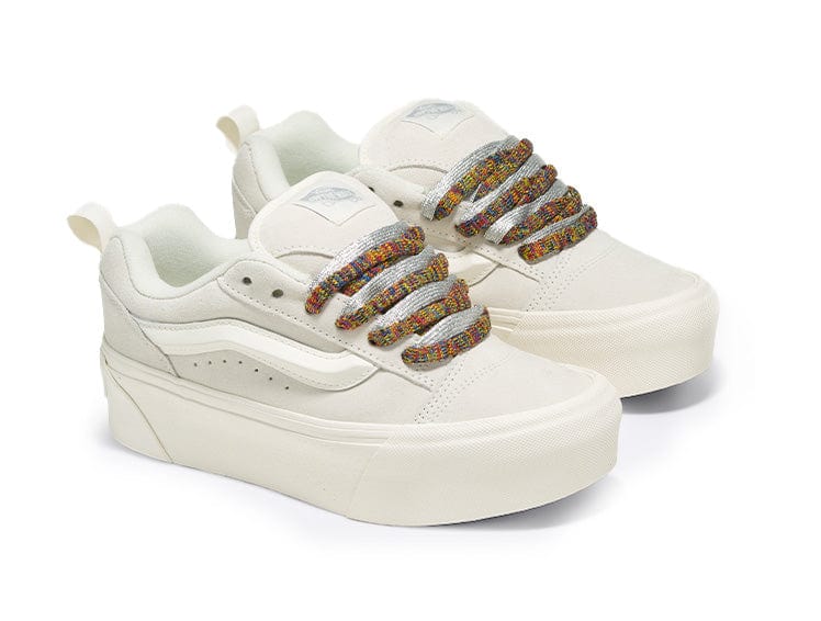 Zapatilla Vans Knu Stack Plataforma Mujer Beige 2