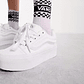 Zapatilla Vans Knu Stack Plataforma Mujer Blanco - Miniatura 4