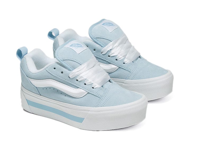 Zapatilla Vans Knu Stack Plataforma Mujer Celeste 2