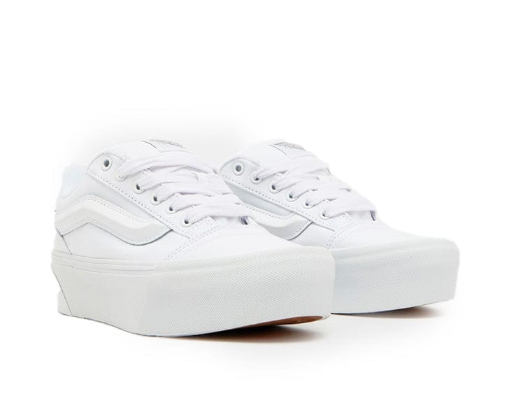 Zapatilla Vans Knu Stack Plataforma Mujer Blanco 6