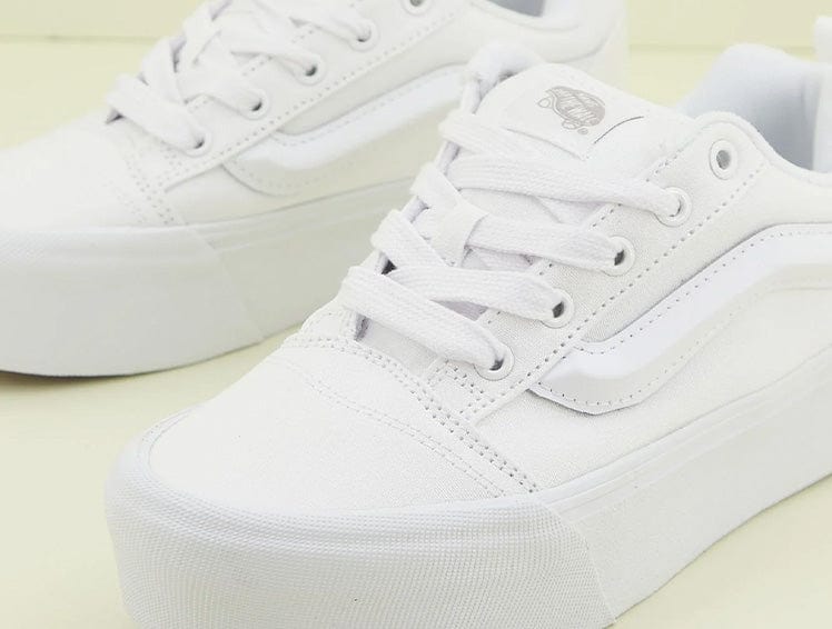 Zapatilla Vans Knu Stack Plataforma Mujer Blanco 8