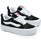 Zapatilla Vans Knu Stack Plataforma Mujer Negro - Miniatura 4