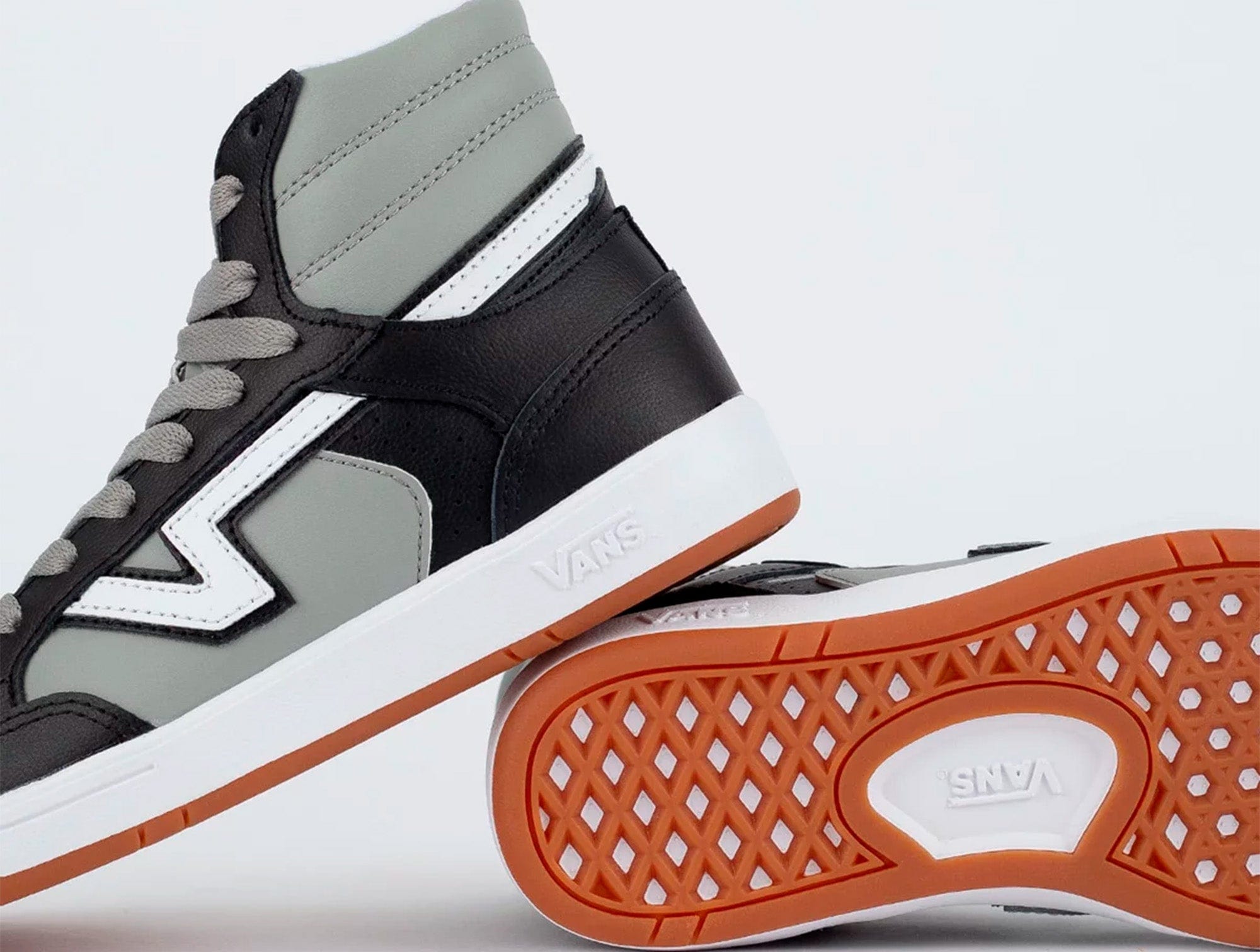 Zapatilla Vans Lowland Hi Cc Hombre Negro 4