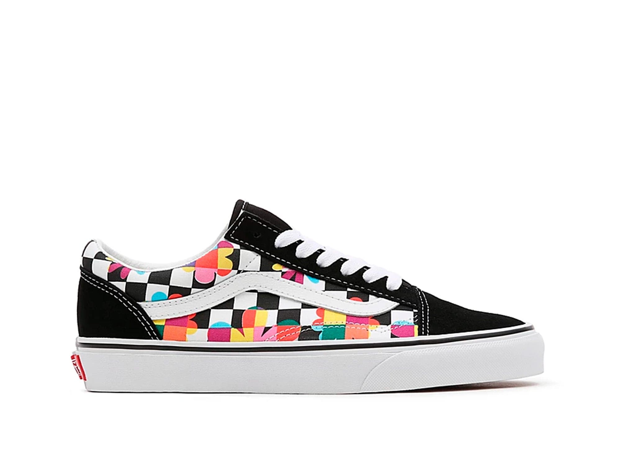 Zapatilla Vans Old Skool (Disney) Multi Check Mujer Negro 1