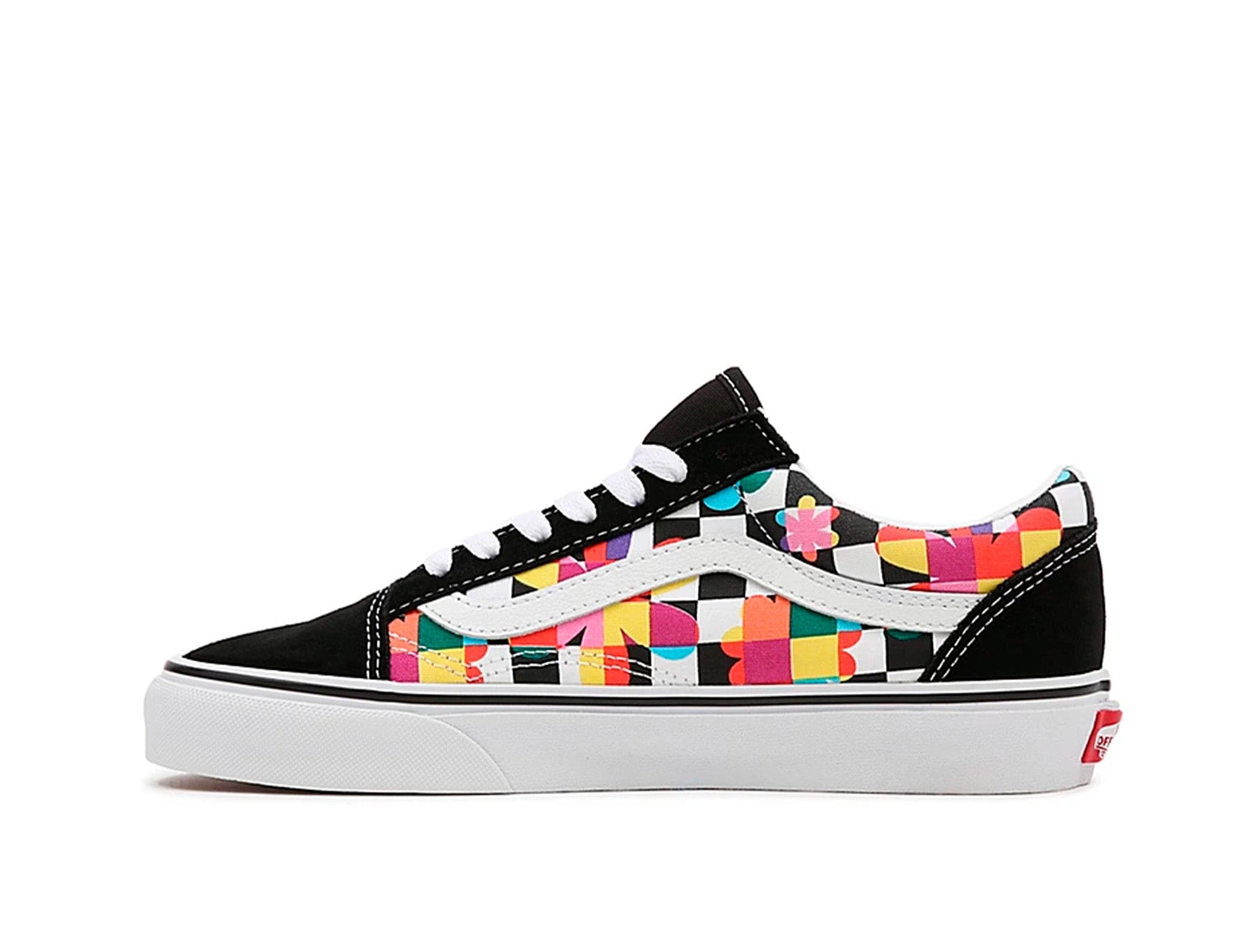 Zapatilla Vans Old Skool (Disney) Multi Check Mujer Negro 2