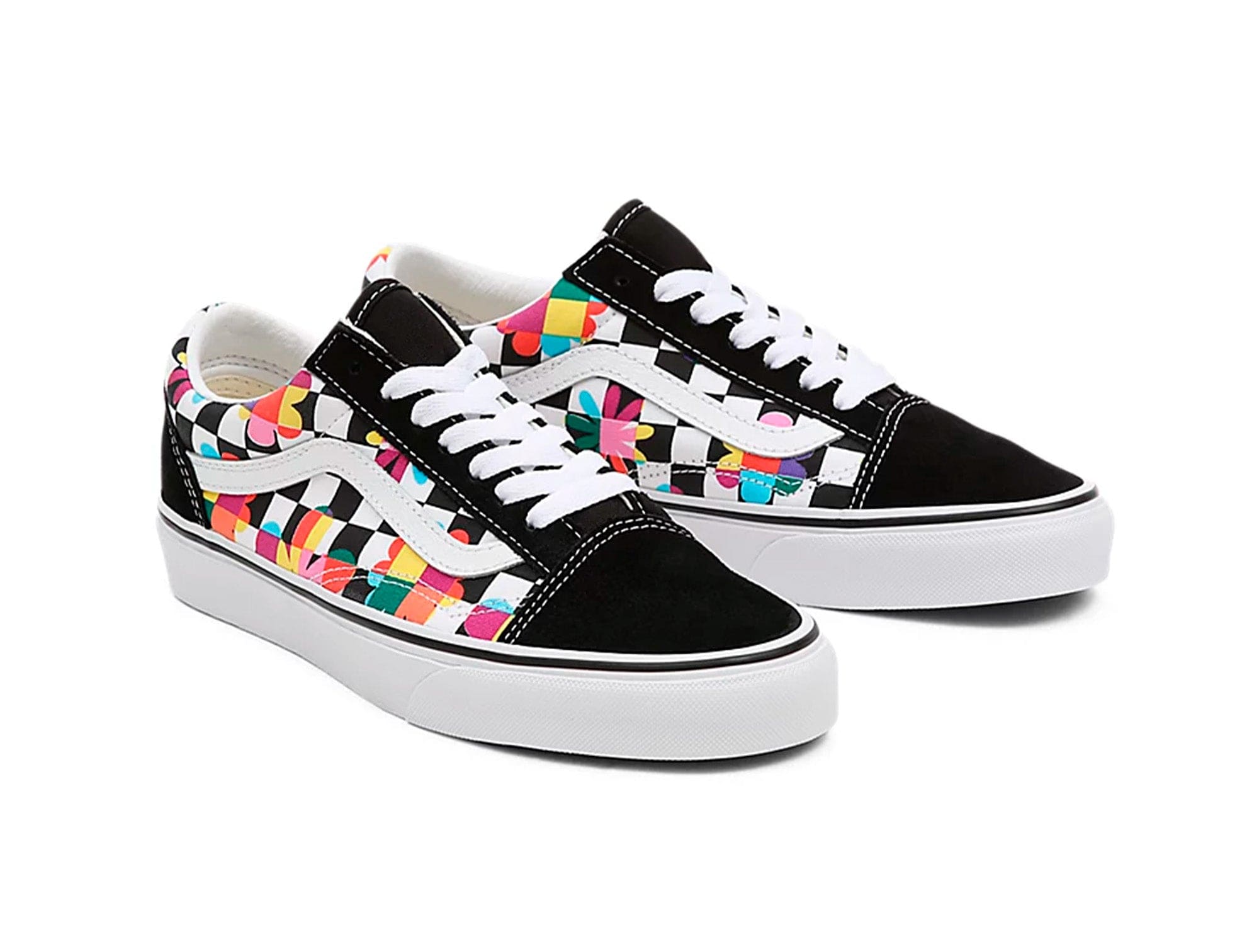 Zapatilla Vans Old Skool (Disney) Multi Check Mujer Negro 3