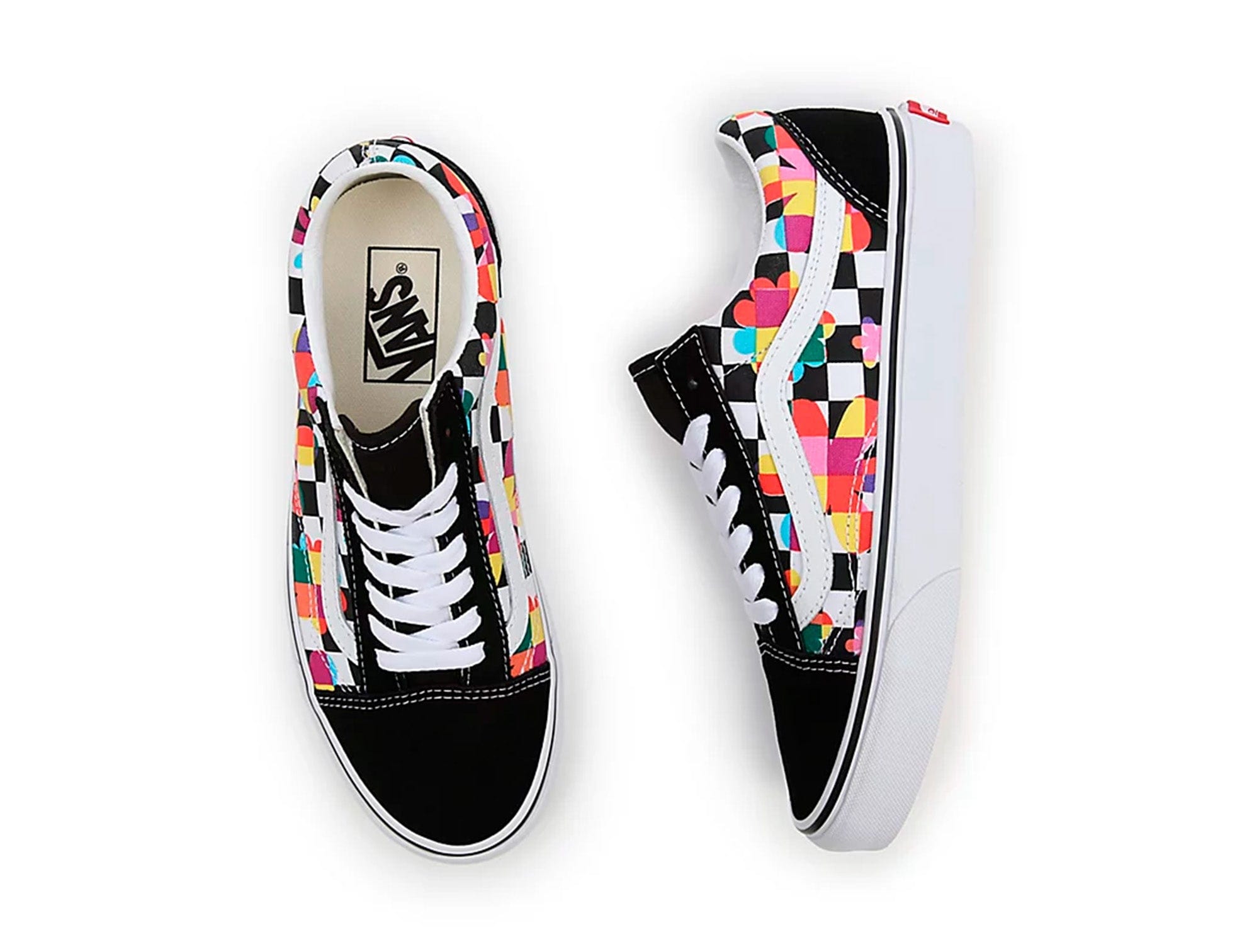 Zapatilla Vans Old Skool (Disney) Multi Check Mujer Negro 5