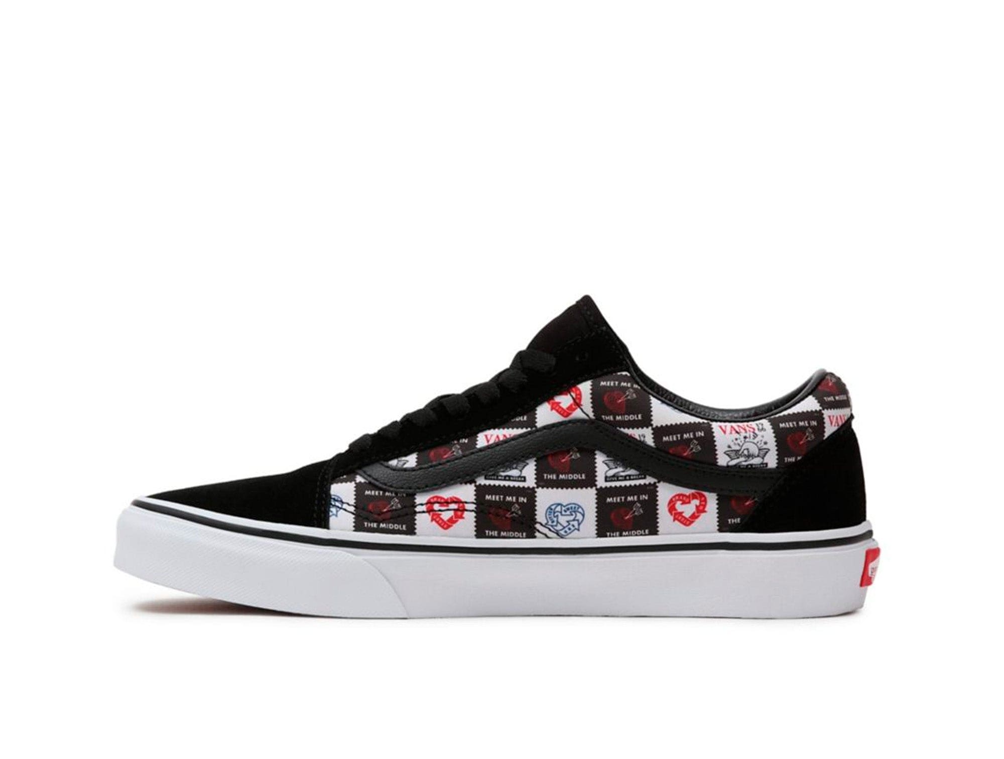 Zapatilla Vans Old Skool (Love Letters) Mujer Negro 2