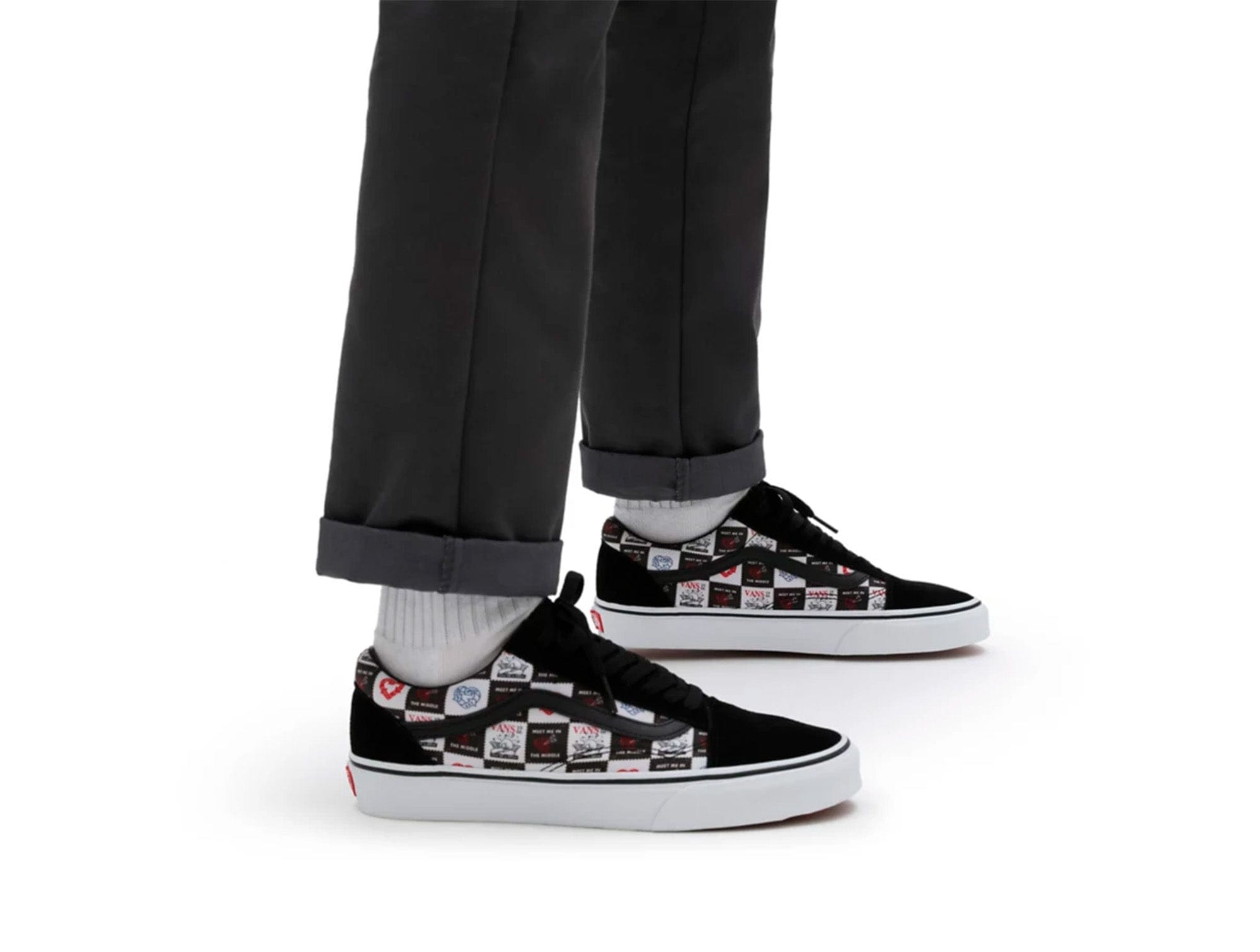 Zapatilla Vans Old Skool (Love Letters) Mujer Negro 6