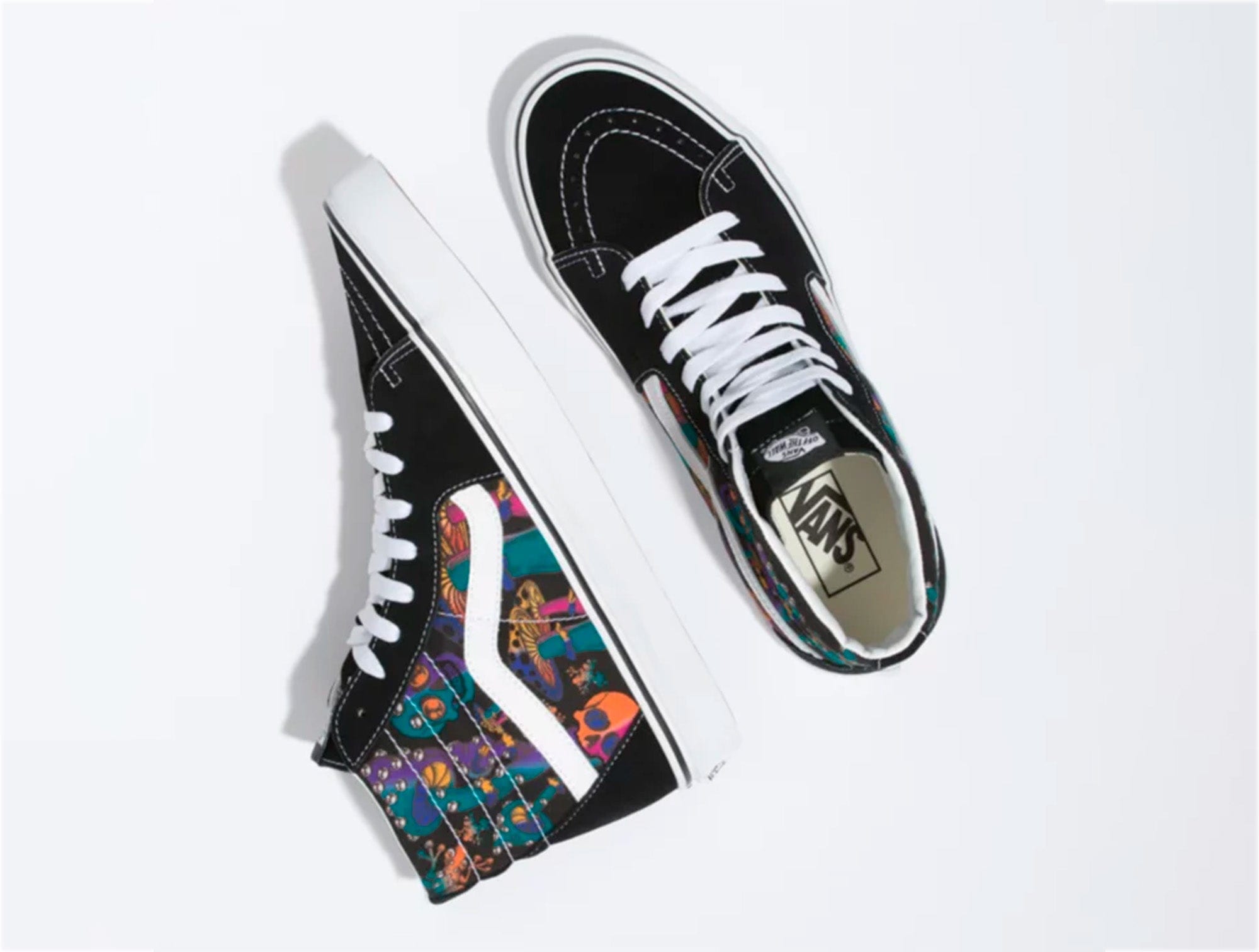 Zapatilla Vans Sk8-Hi Trippy Drip Mujer Negro 3