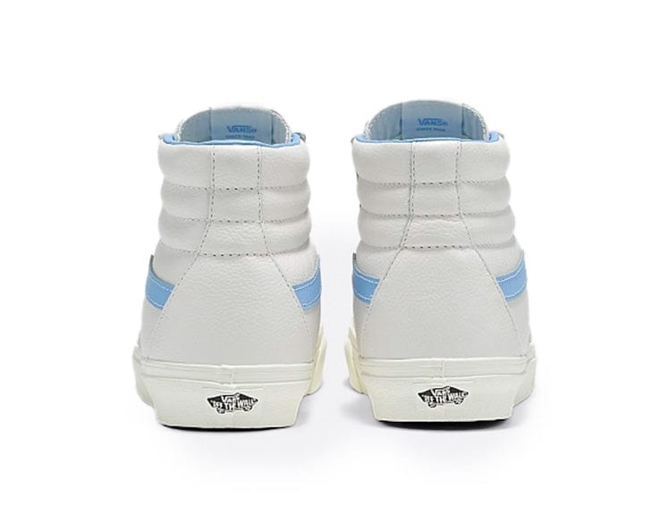 Zapatilla Vans Sk8-Hi Vintage Leather Mujer Blanco 4