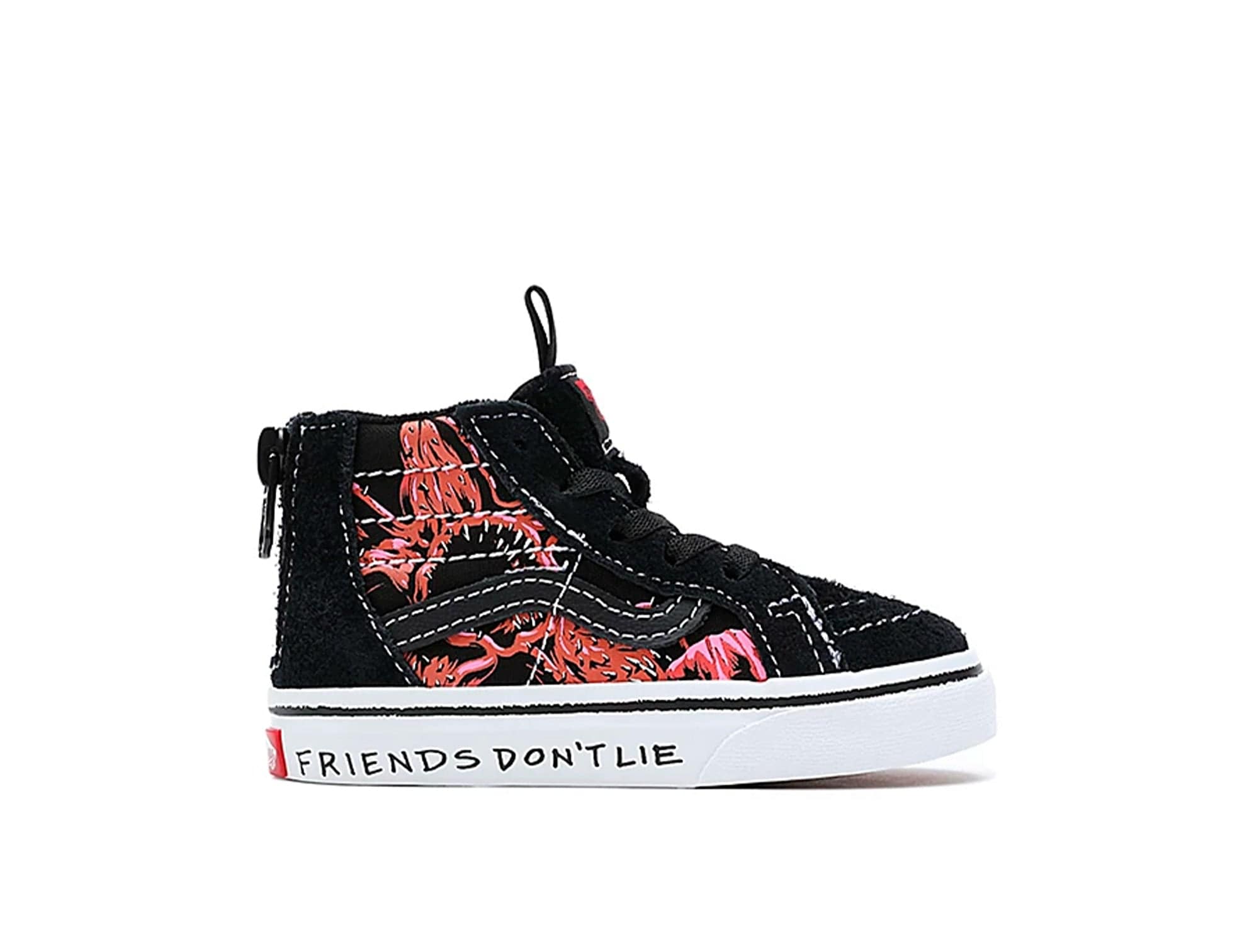 Zapatilla Vans Sk8-Hi Zip Stranger Things Infantil Negro 1