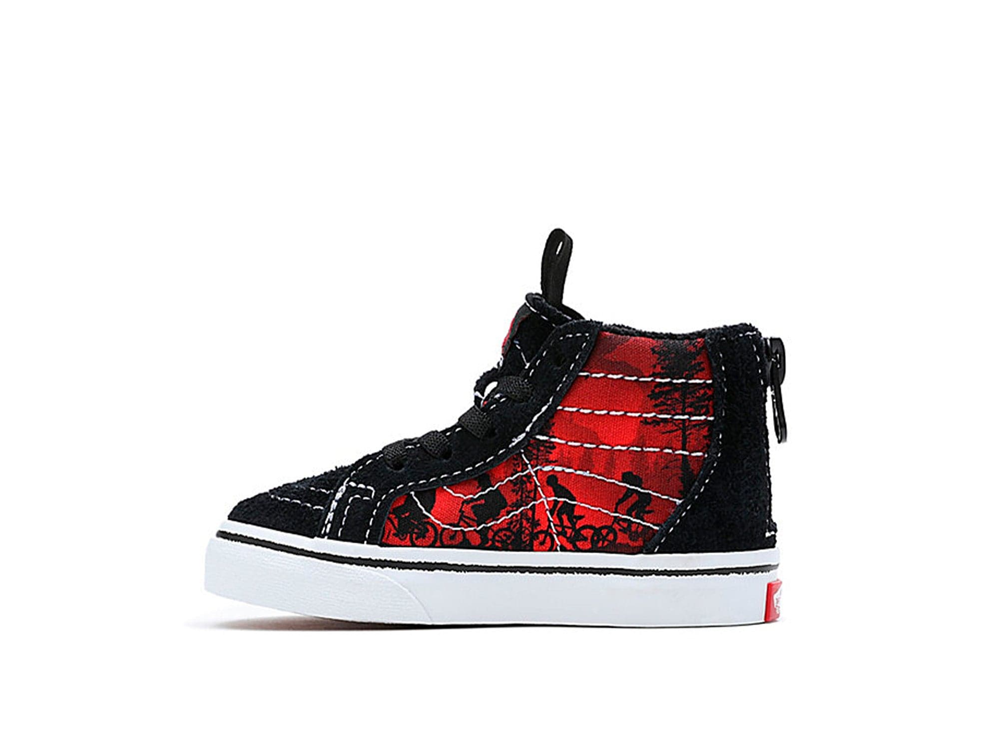 Zapatilla Vans Sk8-Hi Zip Stranger Things Infantil Negro 2