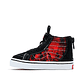 Zapatilla Vans Sk8-Hi Zip Stranger Things Infantil Negro - Miniatura 2