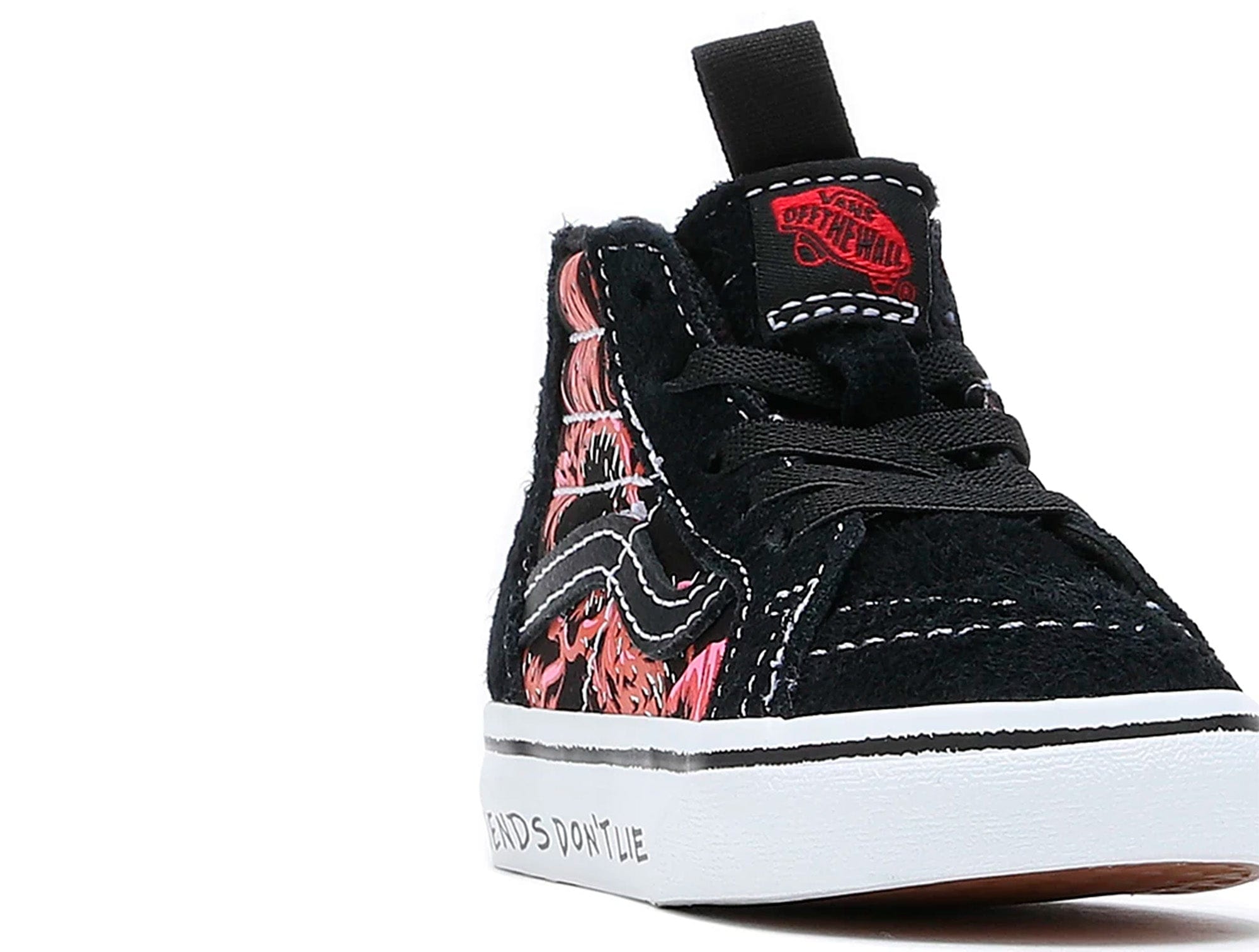 Zapatilla Vans Sk8-Hi Zip Stranger Things Infantil Negro 5