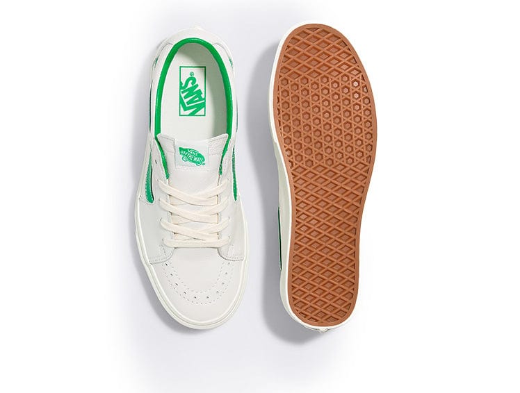 Zapatilla Vans Sk8-Low Vintage Leather Hombre Blanco 4